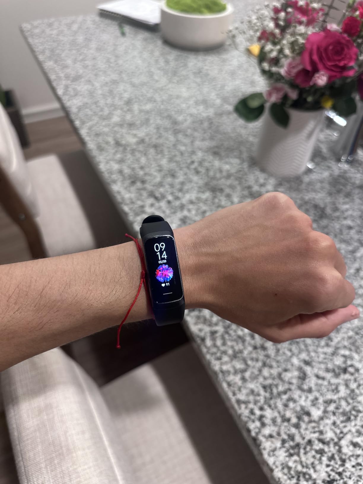 Zeacool Fitness Tracker with 24/7 Heart Rate, Blood Oxygen Blood Pressure Sleep Monitor, Activity Trackers 5 ATM Waterproof,Step Calorie Counter Pedometer Health Smart Watch for Women Men customer photo 1