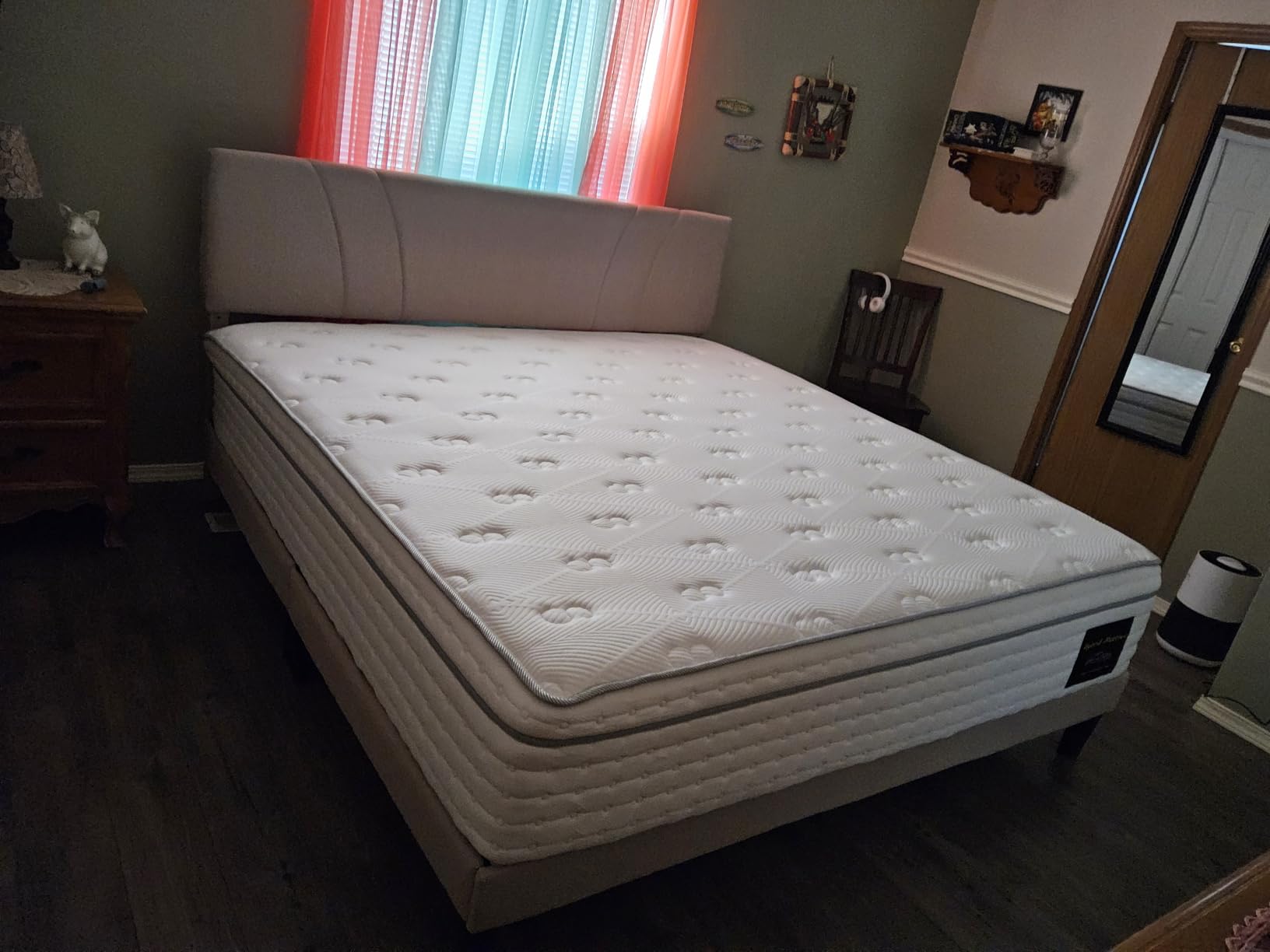 BedStory Firm Queen Mattress 14 Inch, Hybrid Queen Size Mattress in a Box, Back Pain Relief, Luxury Pocket Spring Mattress, Fiberglass-Free, 365-Night-Trial, 10 Year Warranty customer photo 2