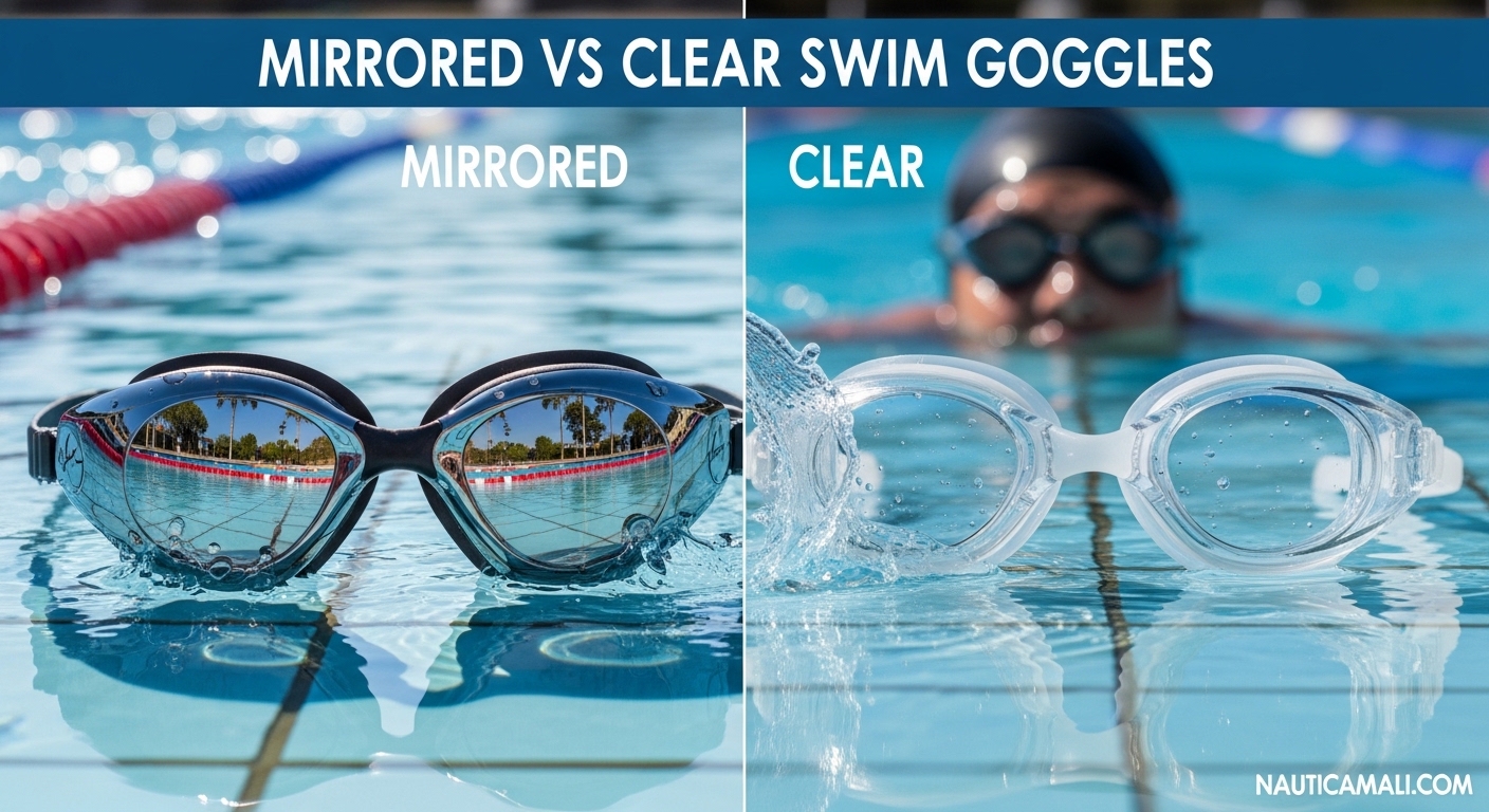 Mirrored vs Clear Swim Goggles