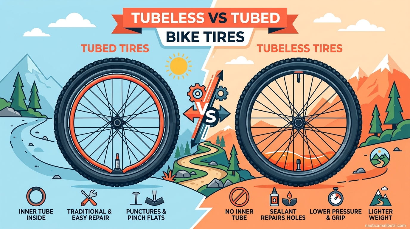 Tubeless vs Tubed Bike Tires