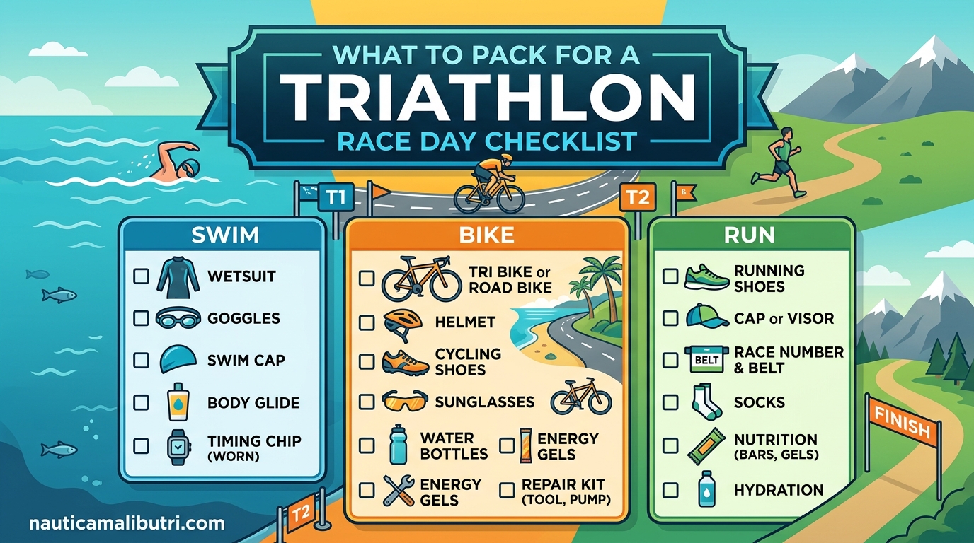 What to Pack for a Triathlon Race Day Checklist