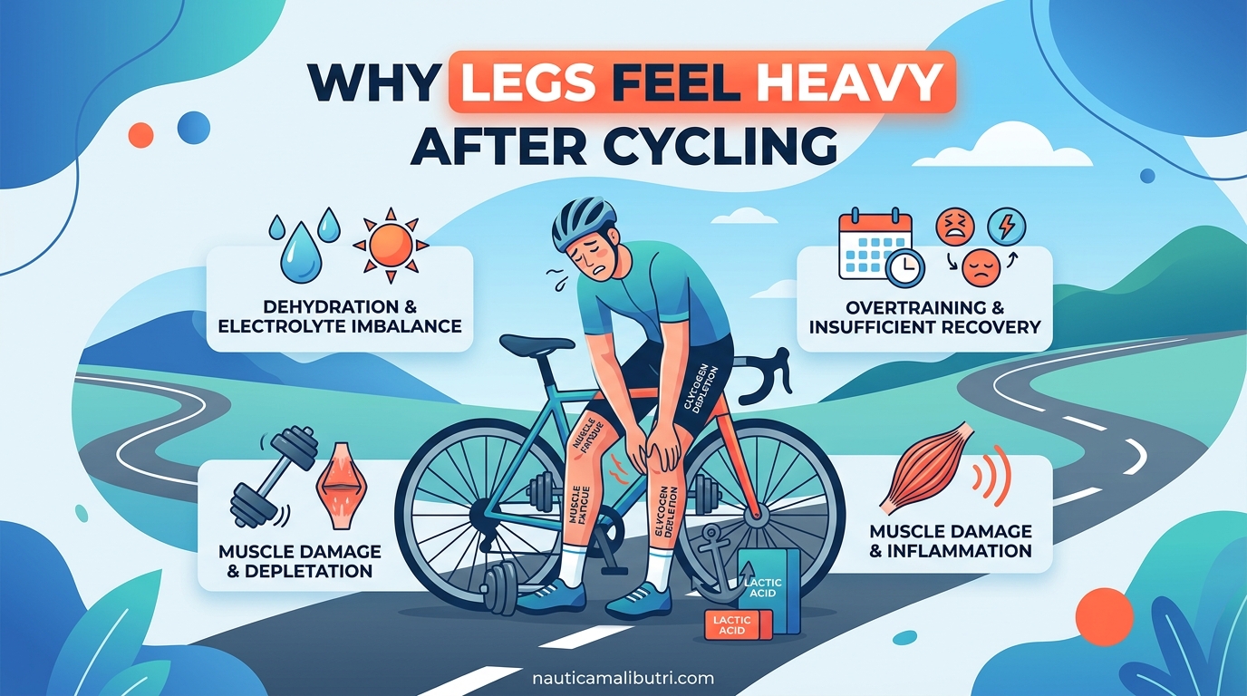 Why Legs Feel Heavy After Cycling