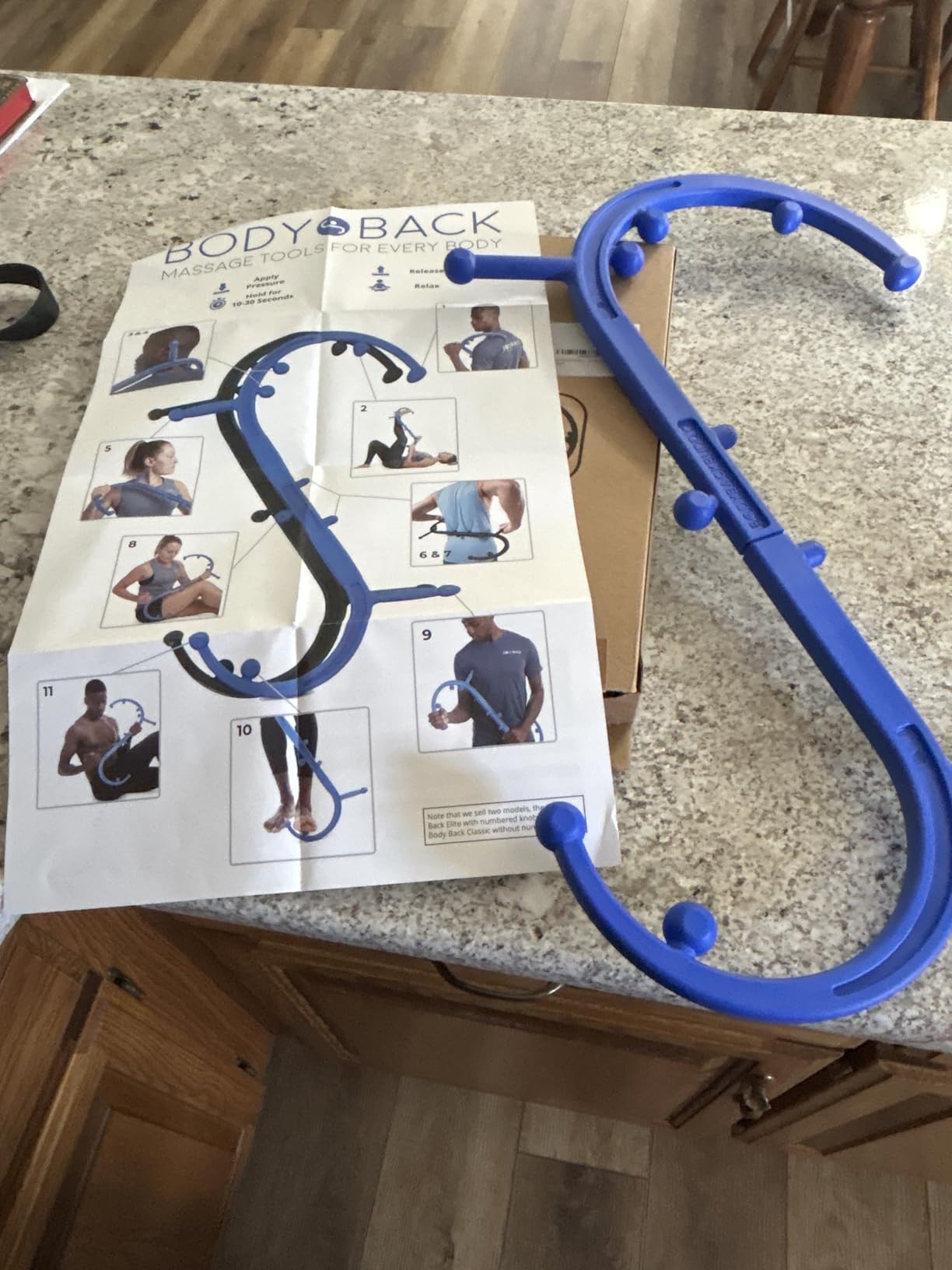 Body Back Buddy Classic USA Made FSA Eligible Handheld Full Body Massage Cane Trigger Point Massage Tool for Deep Tissue Pain Relief - Dual Massage Hooks for Back, Shoulder, Neck customer photo 2