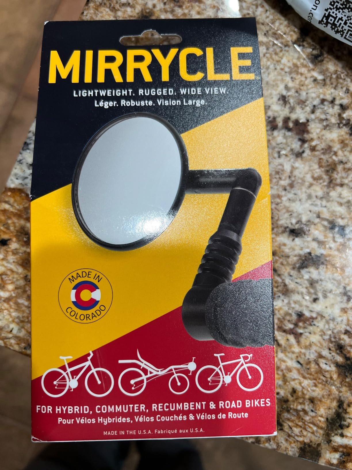 Mirrycle Mountain Mirror, Black customer photo 1
