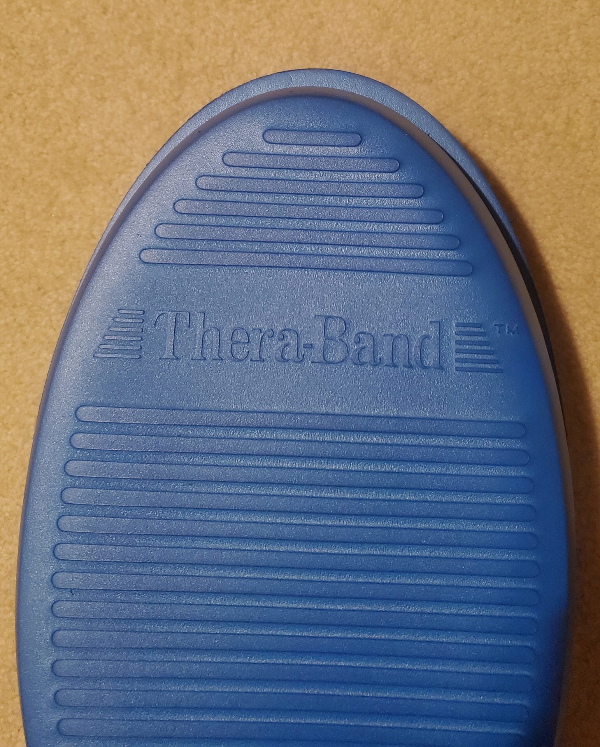 THERABAND Stability Trainer Pad, Intermediate Level, Soft, Blue Foam Balance Pad for Physical Therapy, Exercise Pad for Core Strength, Lightweight Non-Slip Balance Trainer, Portable Foam Pad for Home or Clinic Use customer photo 2
