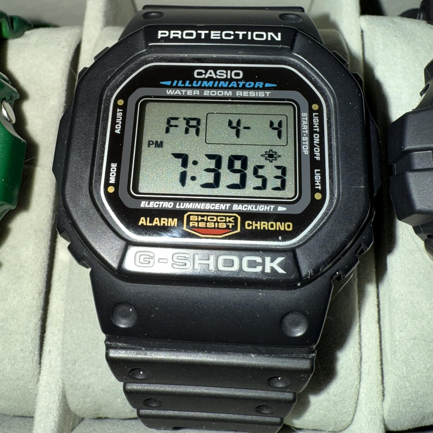 G-Shock Shock Resistant DW5600UE-1V Men's Water Resistant Black Resin Sport Watch customer photo 2
