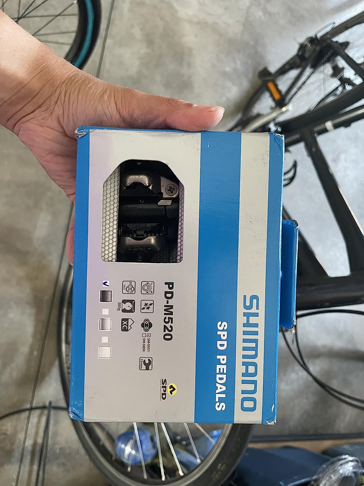 Shimano PD-M520 SPD Pedals customer photo 2