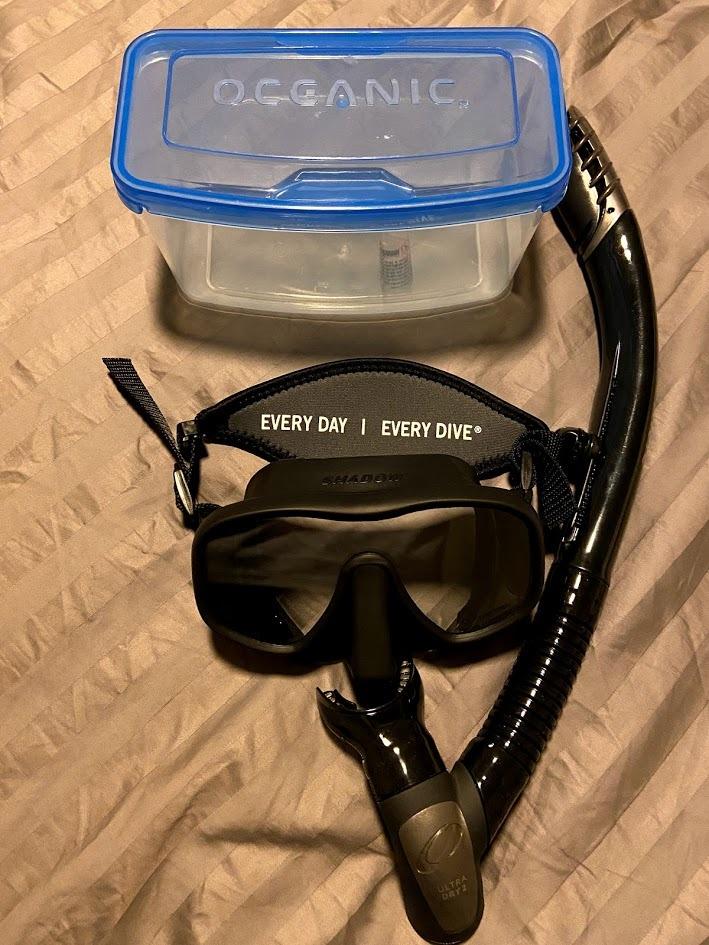 Oceanic Shadow Mask | Low-Volume Frameless Scuba Mask | Ultra-Clear Lens | Comfortable Silicone Skirt for Scuba & Snorkeling customer photo 1