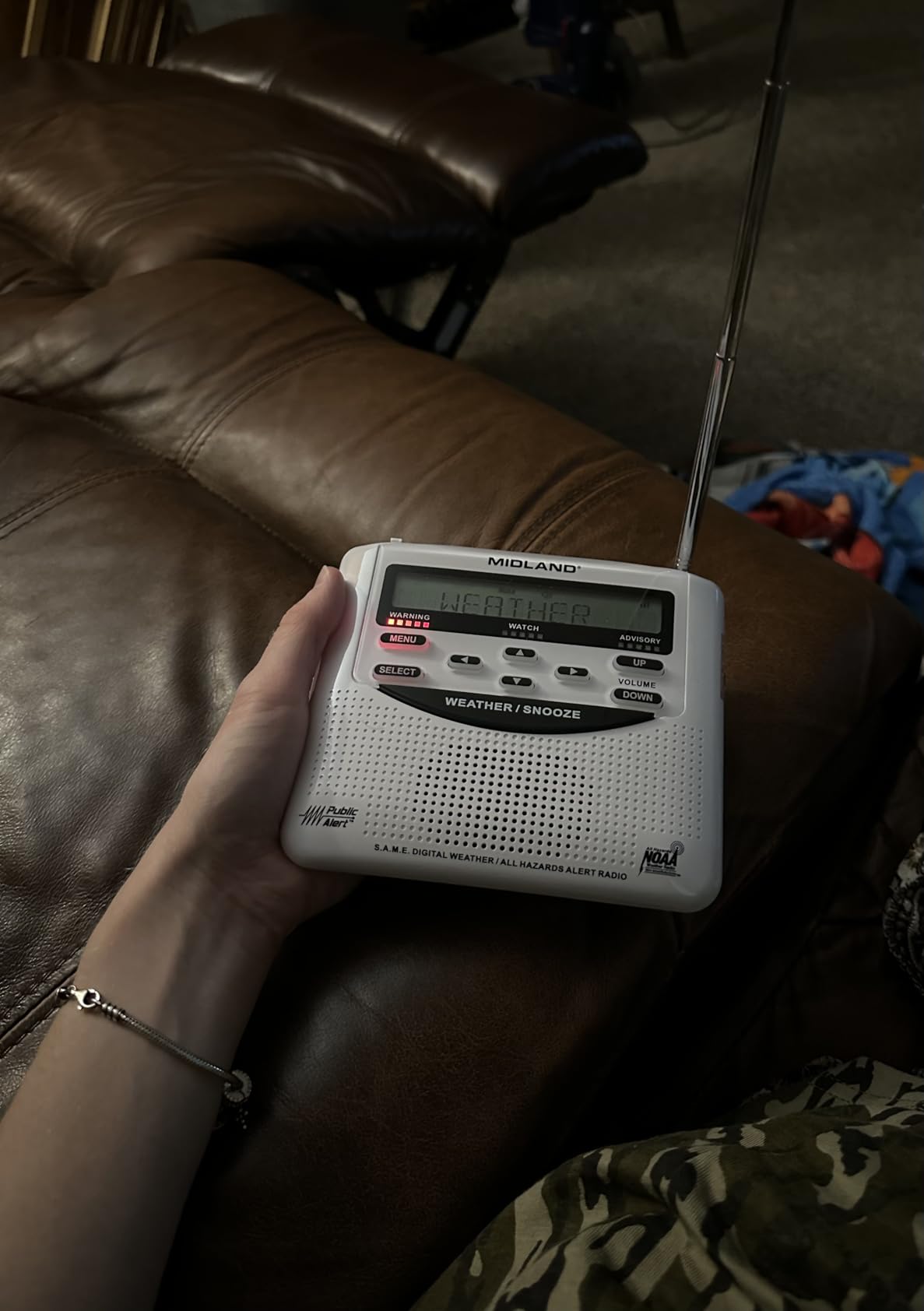 Midland WR120B - NOAA Emergency Weather Alert Radio - Localized Programming, Trilingual Display, 60+ Emergency Alerts, Alarm, Selectable Alert Tone customer photo 1