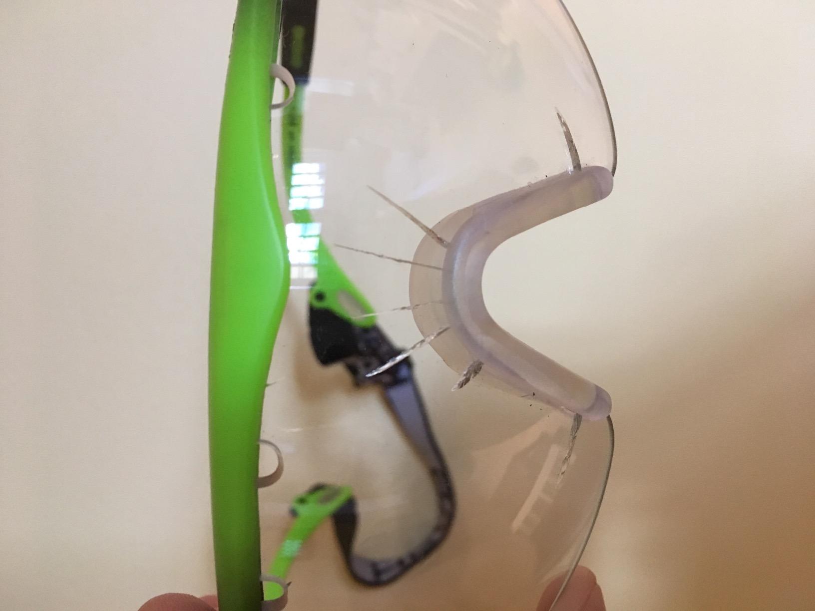 HEAD Racquetball Goggles - Powerzone Shield Anti Fog & Scratch Resistant Protective Eyewear w/Adjustable Strap customer photo 1