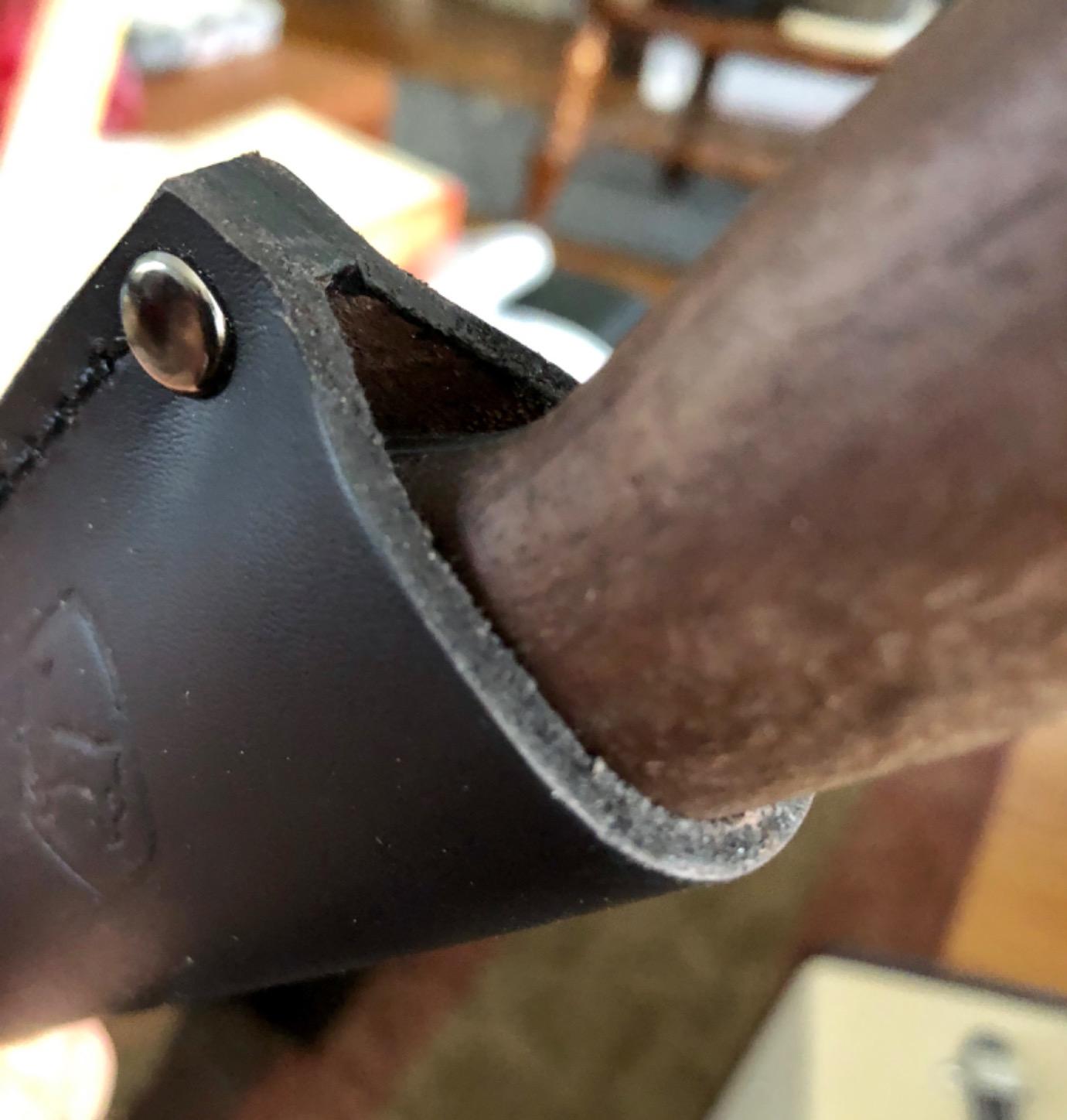 Condor Bushlore Knife - Bushcraft Knife - 1075 High Carbon Steel - Walnut Handle - Scandi Grind - Small Fixed Blade Knives - Hand Crafted Leather Sheath - 3mm Thick - 4.3in Blade customer photo 2