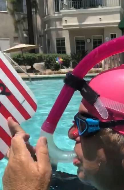 TYR Ergo Swim Clip - Low Profile Comfortable Nose Clip for Front Mount Snorkels and Pool Training customer photo 2