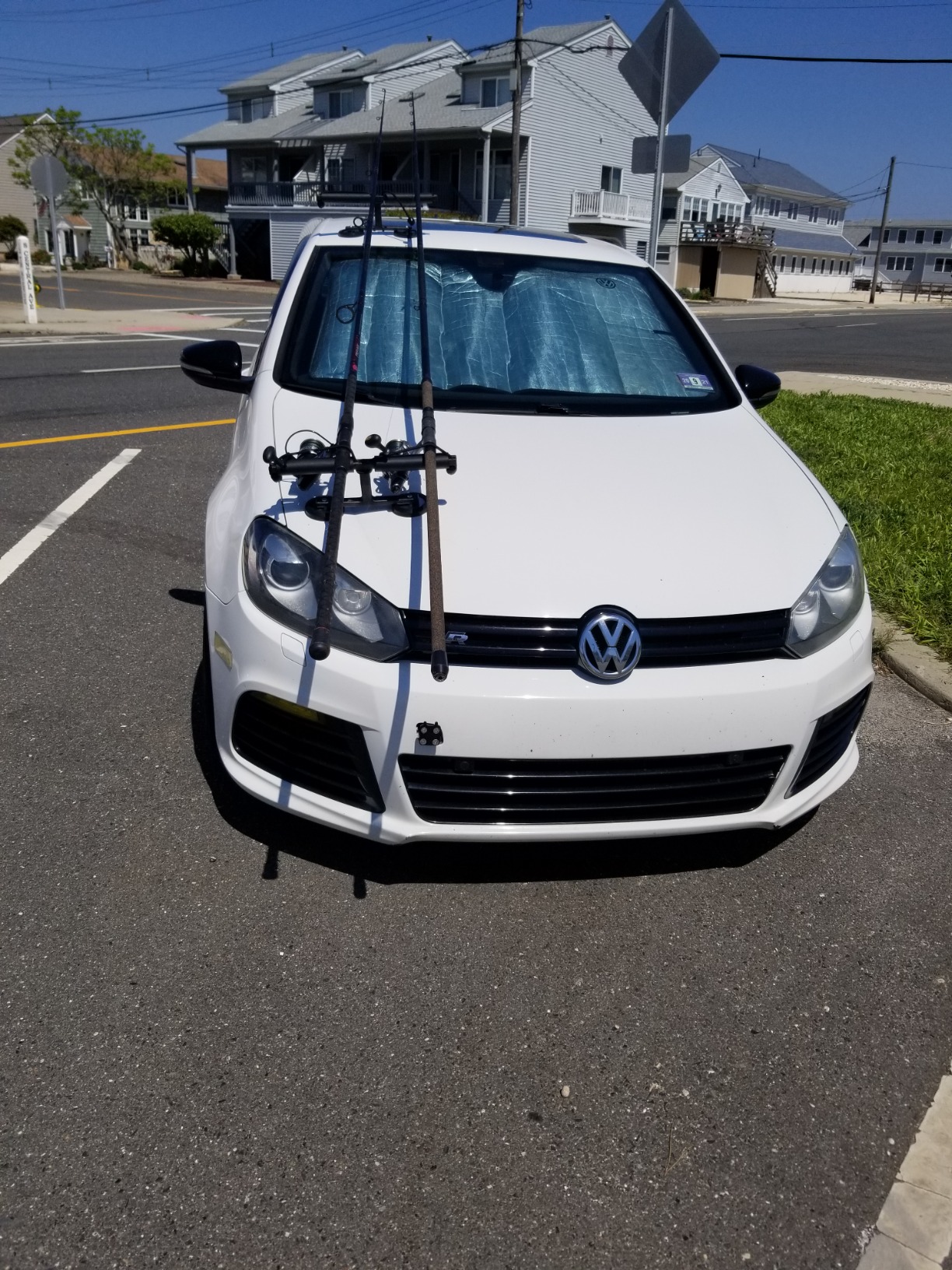 Tight Line Enterprises Magnetic Fishing Rod Racks for Vehicle (Truck or SUV) with Ferrous Metal Hood and Roof (Black) customer photo 2