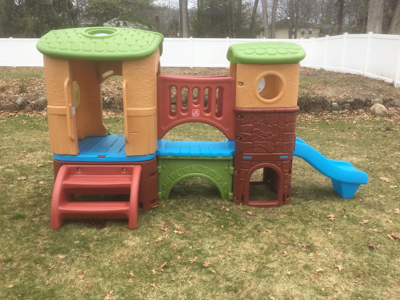 Step2 Clubhouse Climber Playset for Kids, Jungle Gym with Elevated Playhouse, Outdoor Backyard Playground Set, Two Toddler Slides, Ages 2 to 6 Years Old customer photo 1