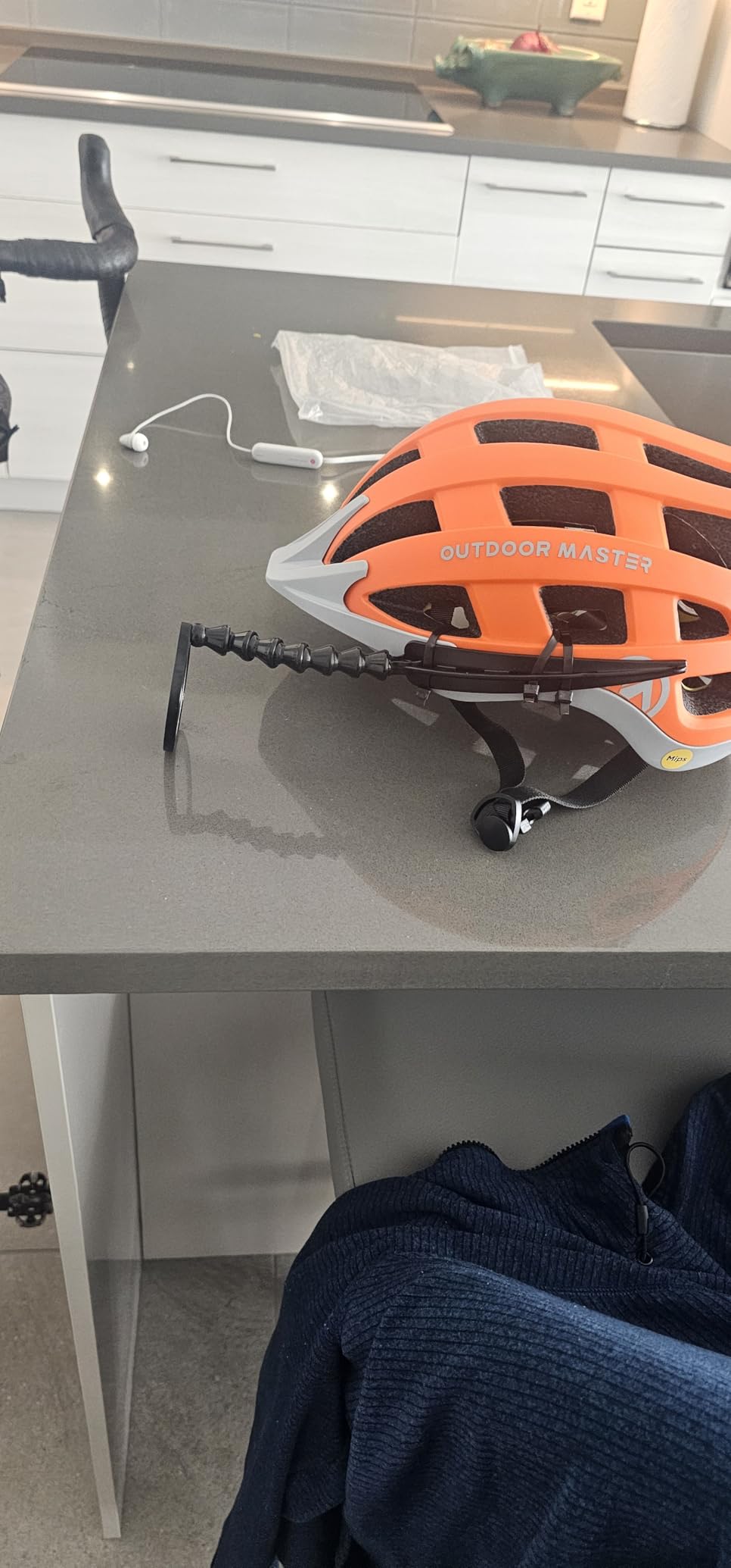 Safe Zone Bicycle Helmet Mirror by EVT customer photo 1