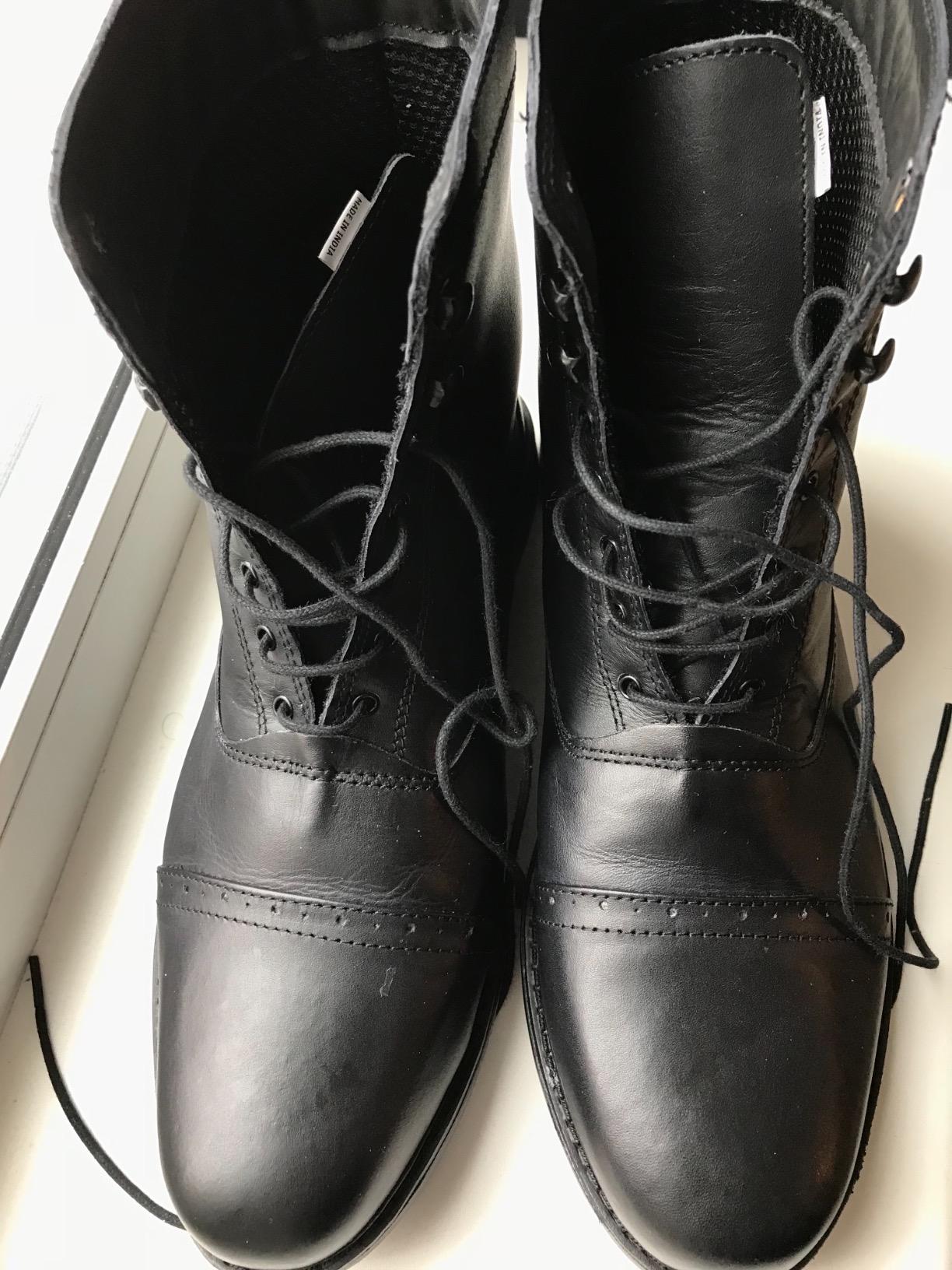 TuffRider Men's Barouque Front Zip Paddock Boots with Metal Zipper customer photo 2