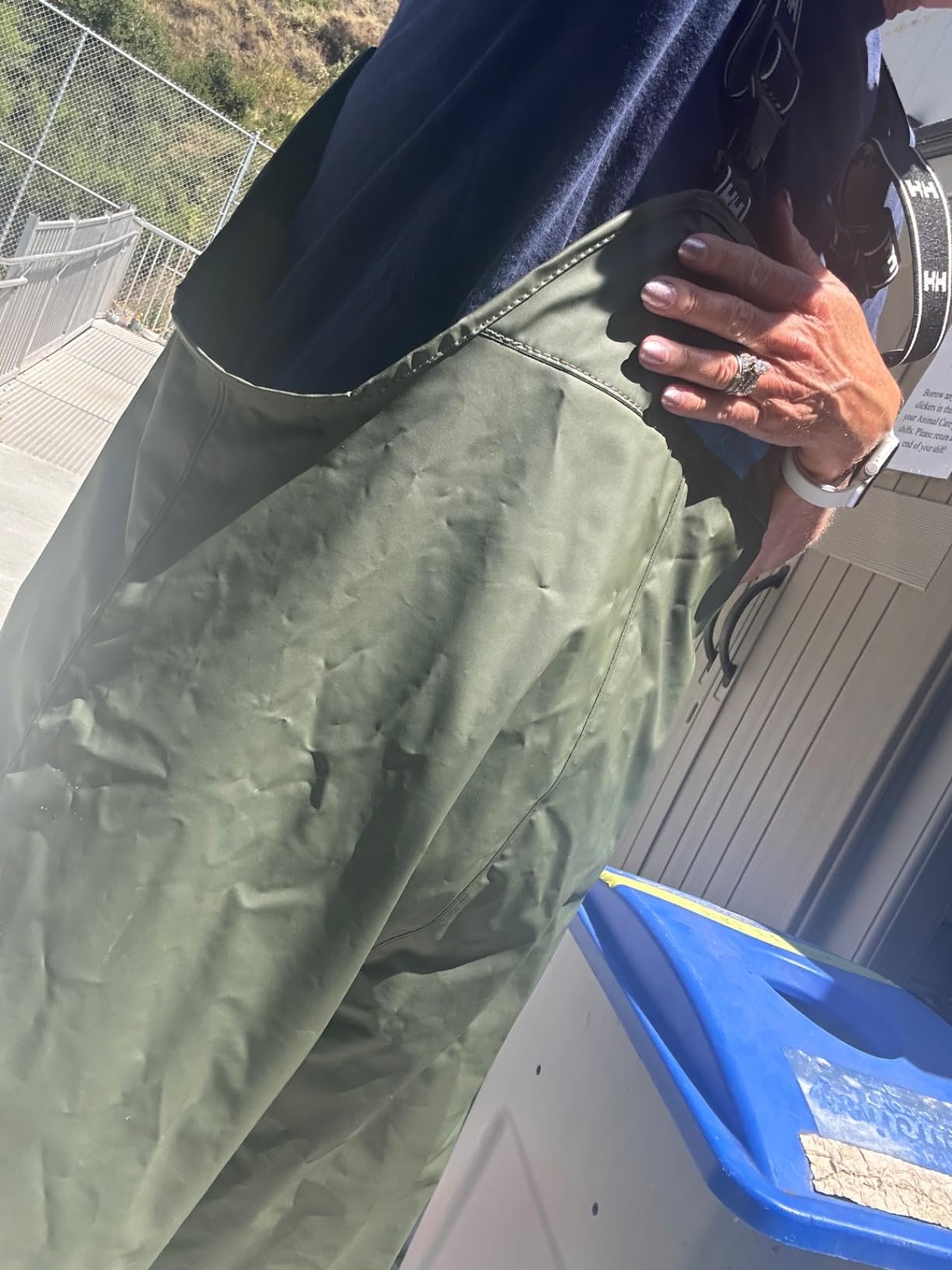 Helly Hansen Mandal Waterproof Bib Overalls - Rain Gear for Men - Fishing Pants & Work Bibs for Men - Heavy Duty Rain Gear customer photo 1