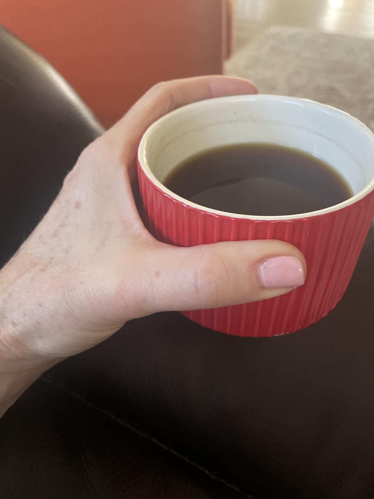 Primula Brew Buddy Portable Pour Over, Reusable Fine Mesh Filter, Dishwasher Safe, Single Cup of Coffee or Tea at Any Strength, Ideal for Travel or Camping, 404.88 milliliters, Red customer photo 1