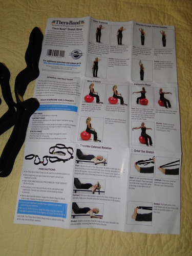 THERABAND Stretch Strap with Loops to Increase Flexibility, Dynamic Stretching Tool for Athletes Including Dancers, Cheerleaders, Gymnasts, Runners, Pilates and Yoga Elastic Stretch Out Band customer photo 2