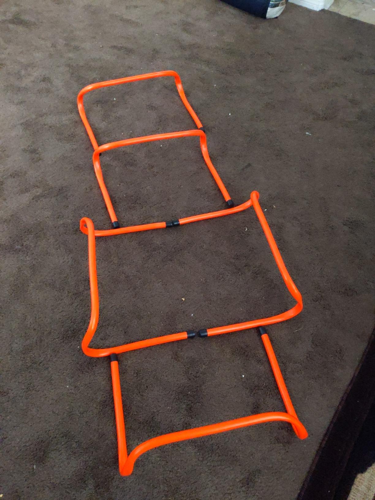 Trademark Innovations Speed Training Hurdles - Adjustable Agility Hurdles for Speed Training customer photo 1