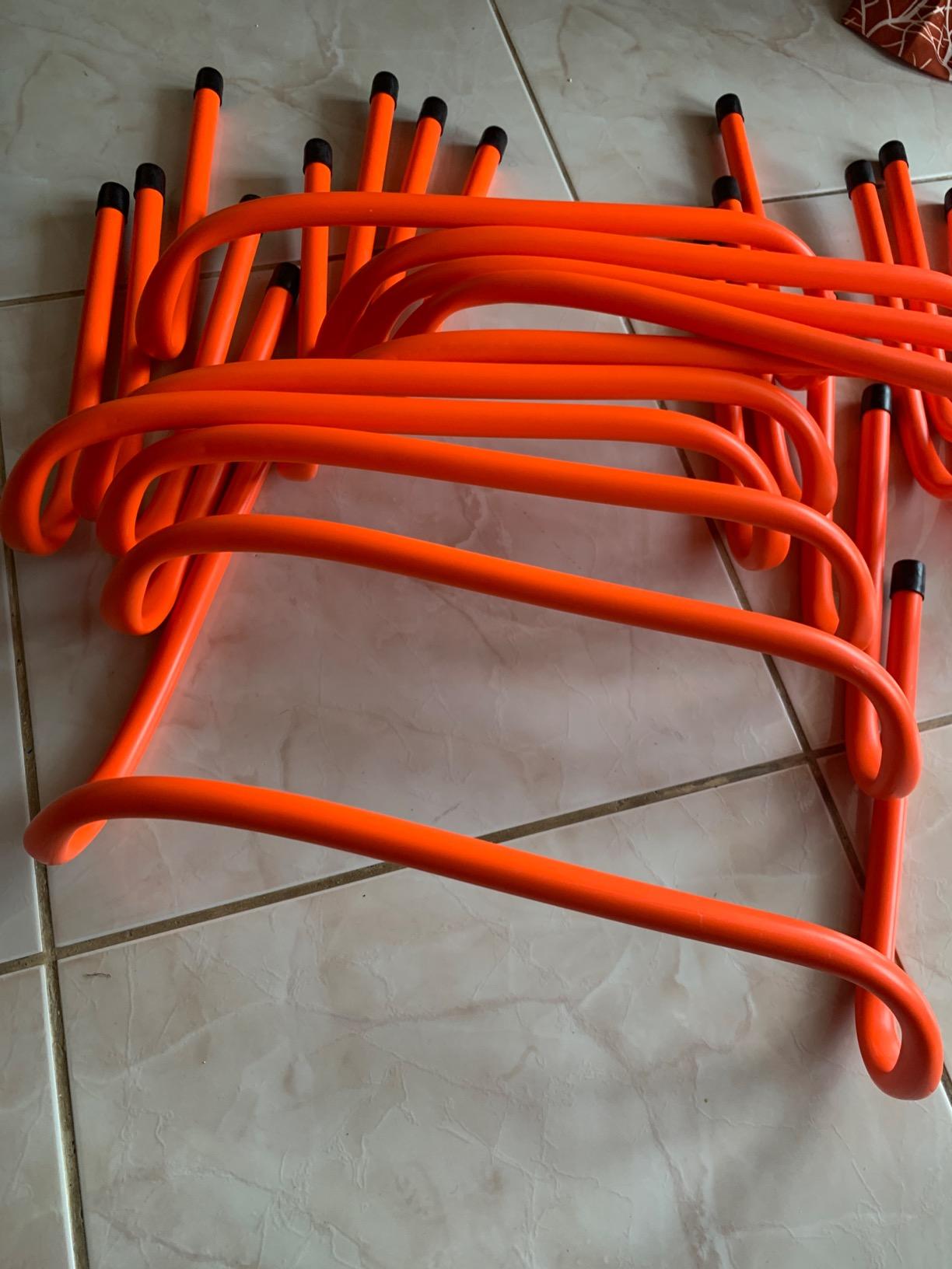 Trademark Innovations Speed Training Hurdles - Adjustable Agility Hurdles for Speed Training customer photo 2