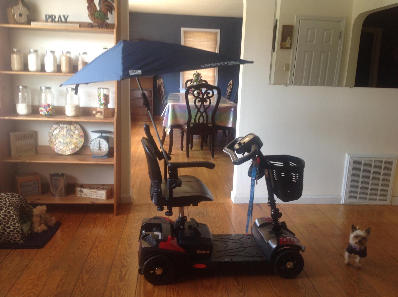 Drive Medical Drive Medical Scout Compact Travel Power Scooter, 4 Wheel customer photo 2