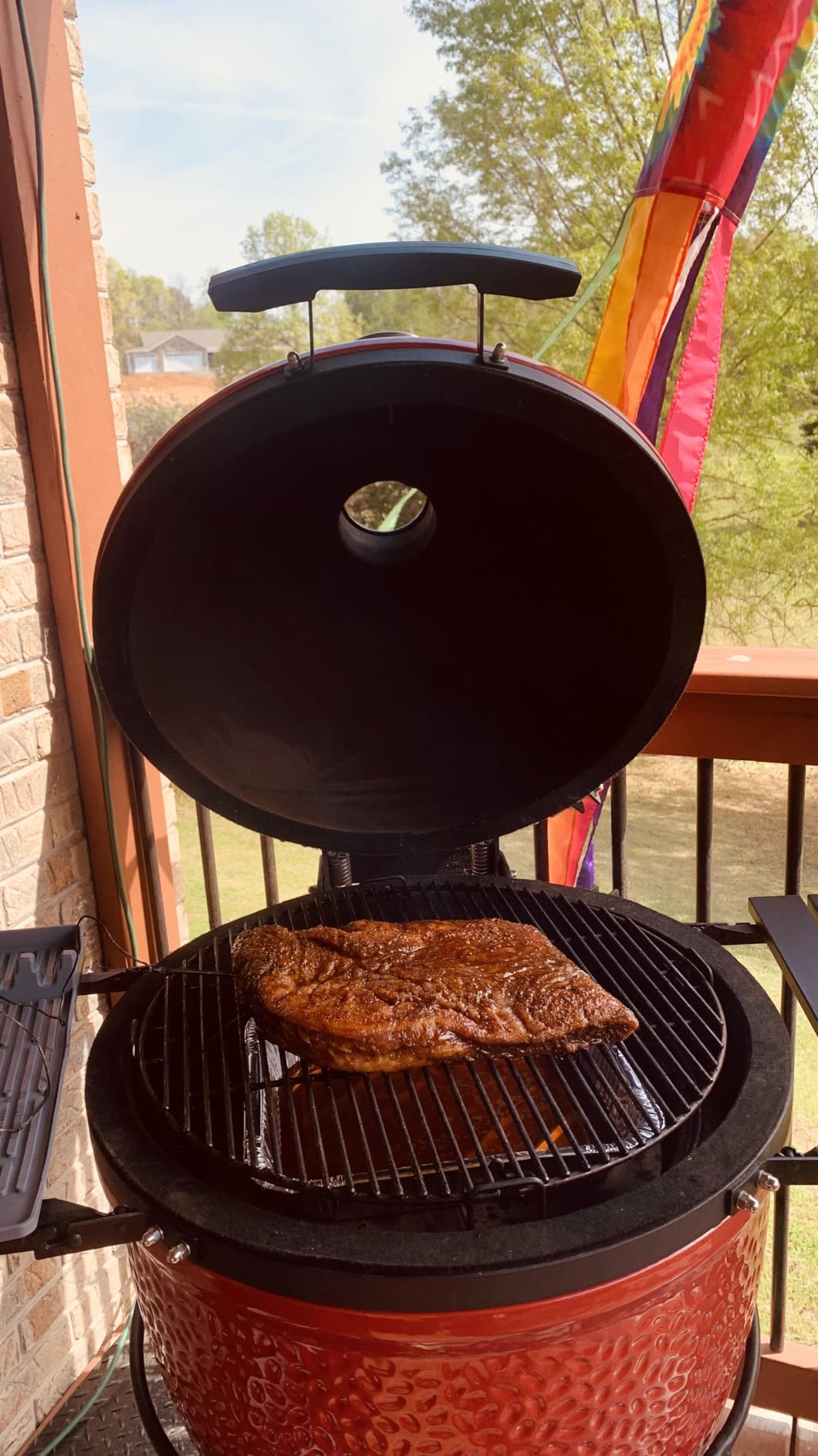 Kamado Joe Classic Joe I Premium 18-inch Ceramic Charcoal Grill and Smoker customer photo 1