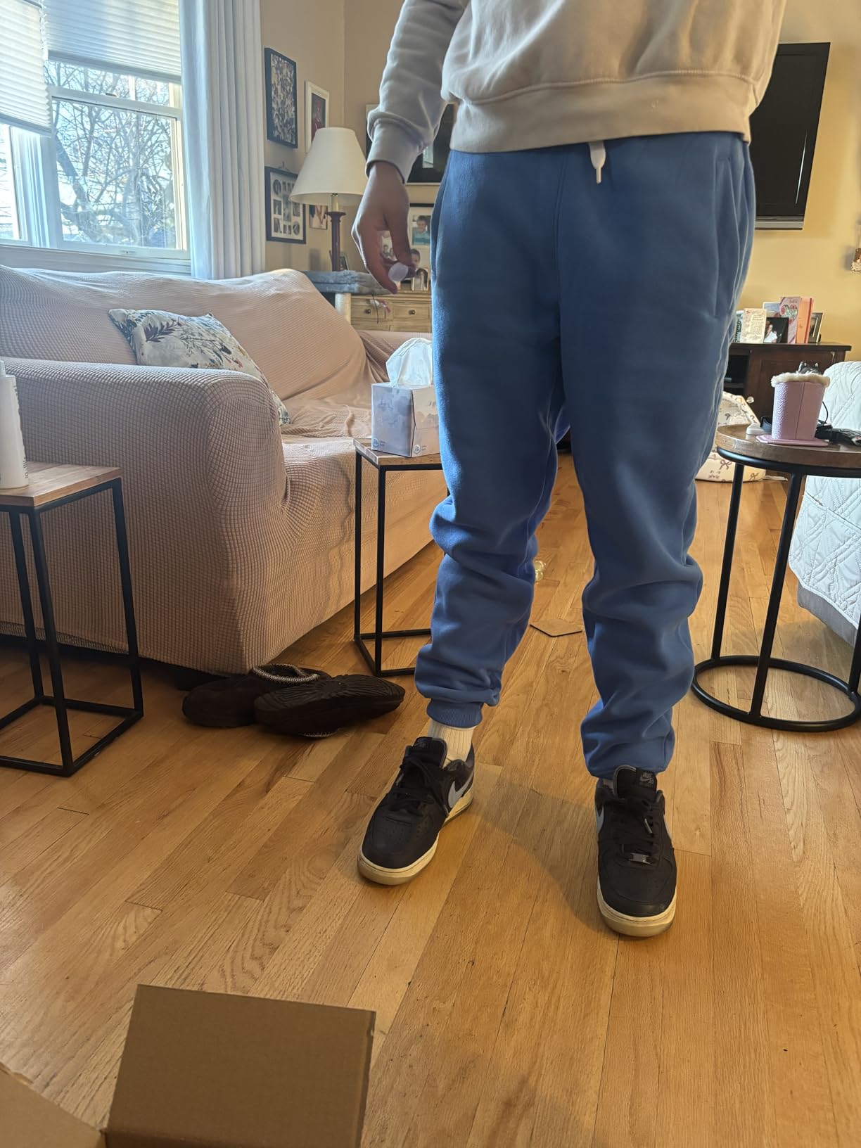 Mens 1570 Basic Active Fleece Jogger Sweatpants customer photo 2
