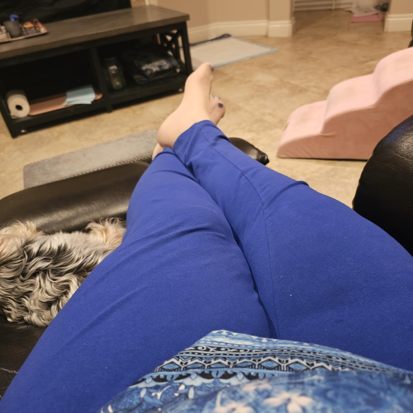 Plus Size Women Cotton Leggings Full Length Ankle Pants High Waist Stretch and Knee Length Leggings Soft Breathable 1X - 10X customer photo 1