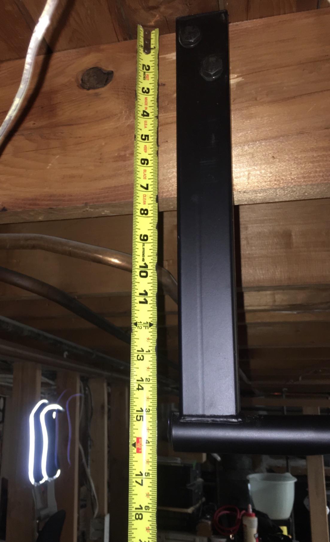 Ergonomic Joist Mount Pull Up Bar by Ultimate Body Press customer photo 1