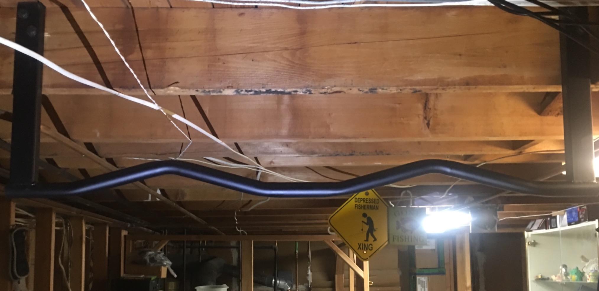 Ergonomic Joist Mount Pull Up Bar by Ultimate Body Press customer photo 2
