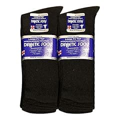 Falari Physicians Approved Diabetic Socks For Men Women Non-Binding Loose Top Wide Crew Length customer photo 1