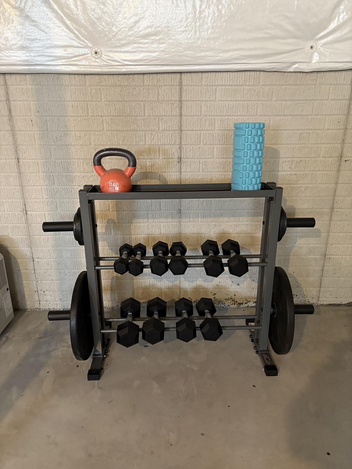 Marcy Weight Storage Organizer Racks for Dumbbells, Kettlebells, Weight Plates customer photo 1
