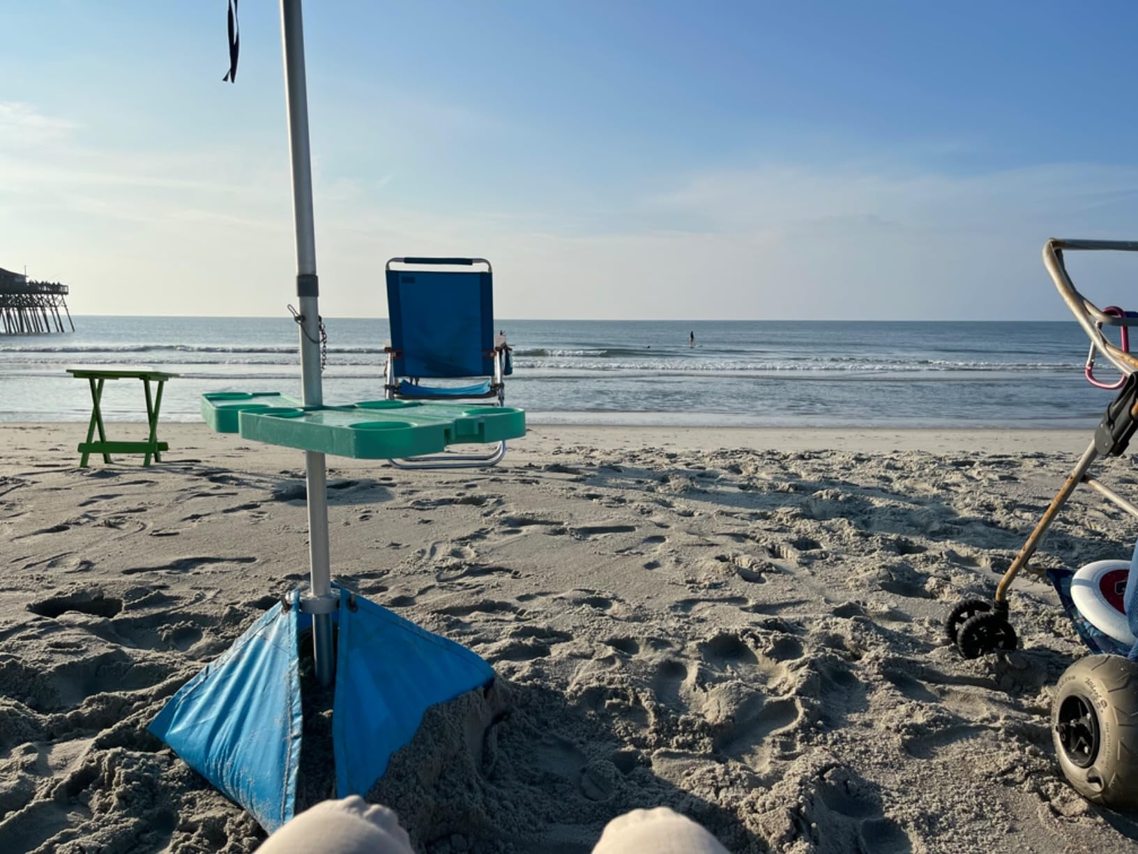 BEACHBUB ALL-IN-ONE BEACH UMBRELLA SYSTEM. Includes ULTRA Base (compliant with the ASTM F3681-24 Beach Umbrella Safety Standard). customer photo 2