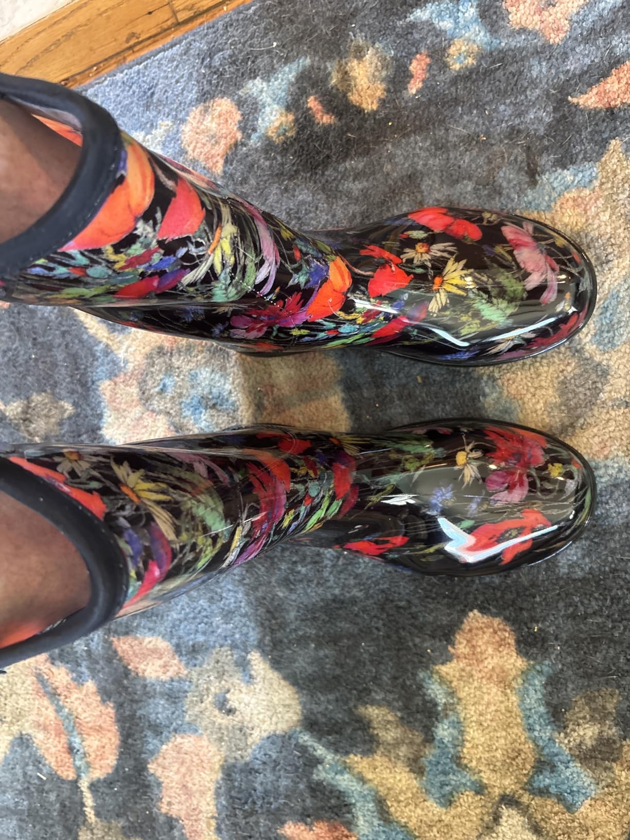 Waterproof Garden Rain Boots for Women - Cute MidCalf Boots customer photo 1