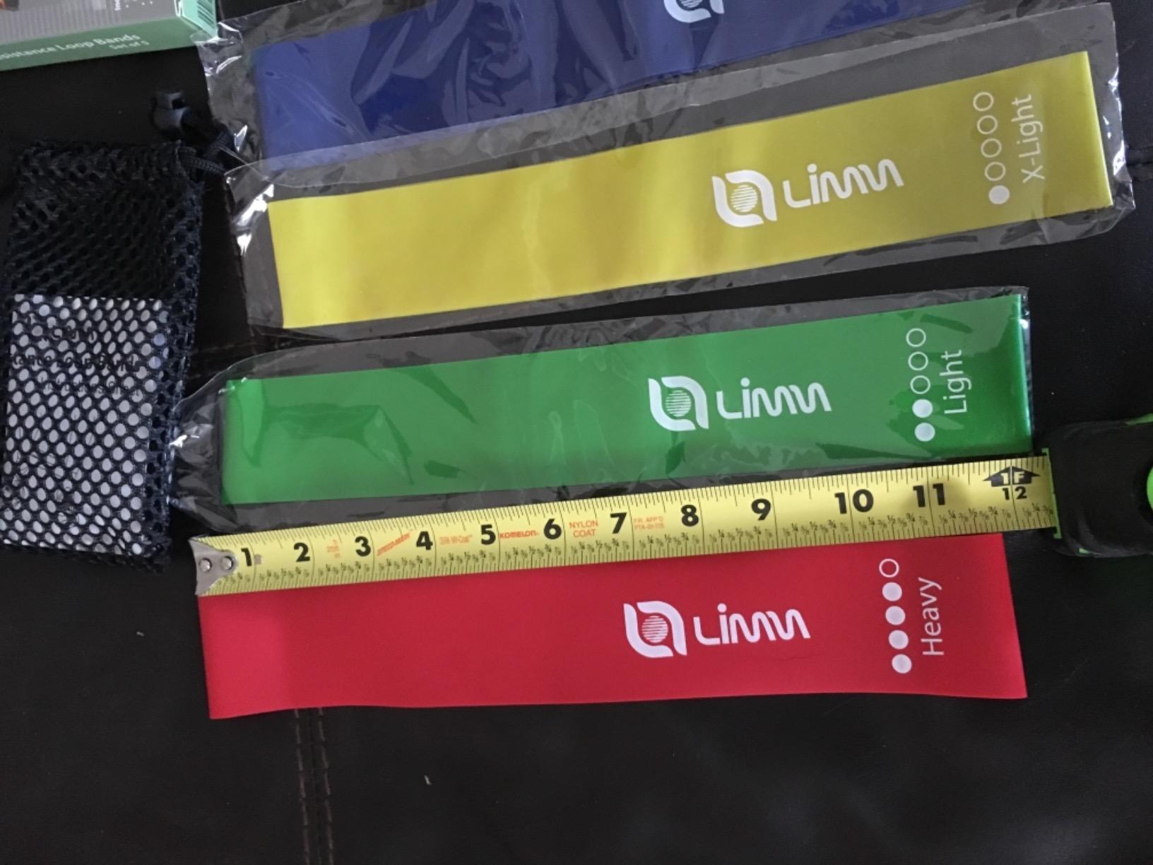 Fittest Pro by Limm Resistance Bands for Legs and Butt, Fabric Exercise Loop Bands customer photo 1