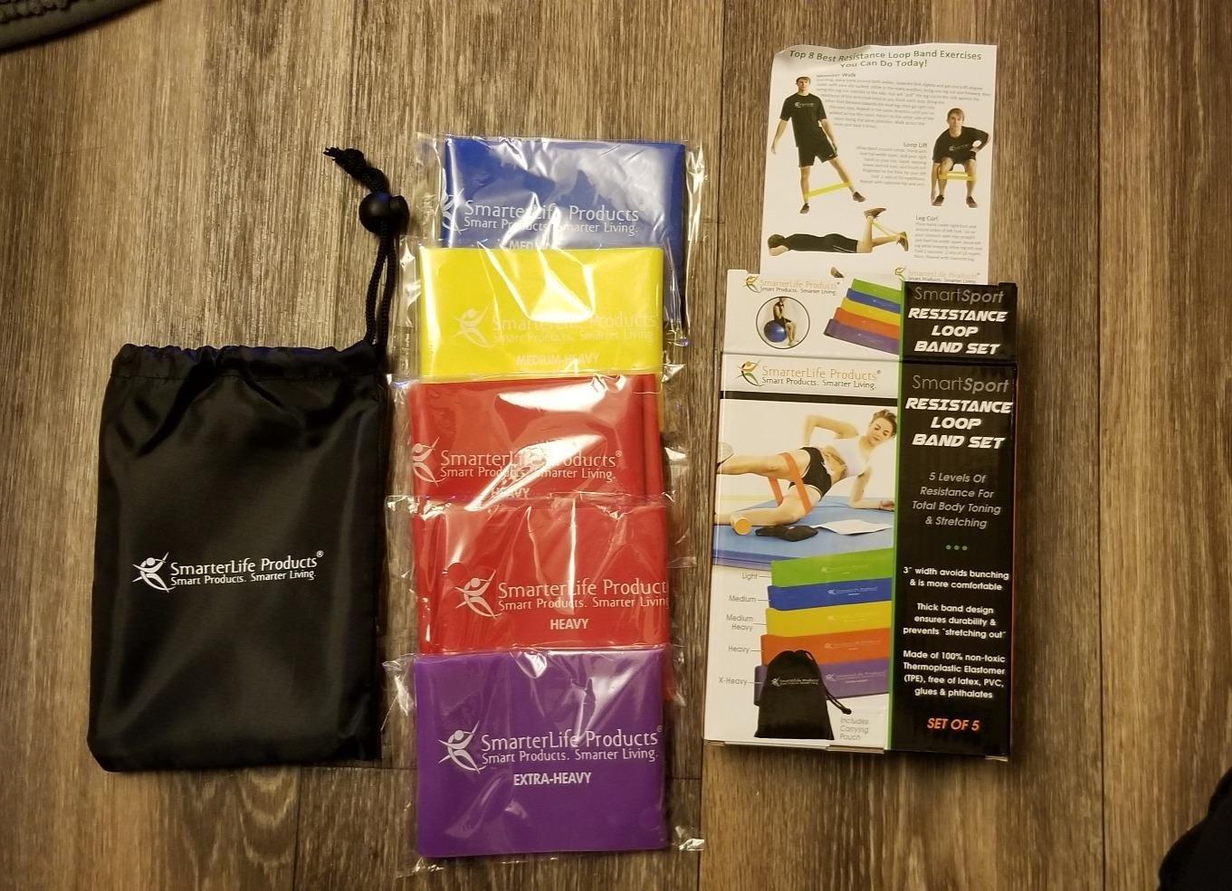 SmarterLife Resistance Bands for Working Out, Latex-Free Exercise Bands for Women, Men, 5 Extra Wide Workout Bands for Weight Loss, Home Gym, Booty Bands, Physical Therapy Bands, Workout Guide customer photo 1