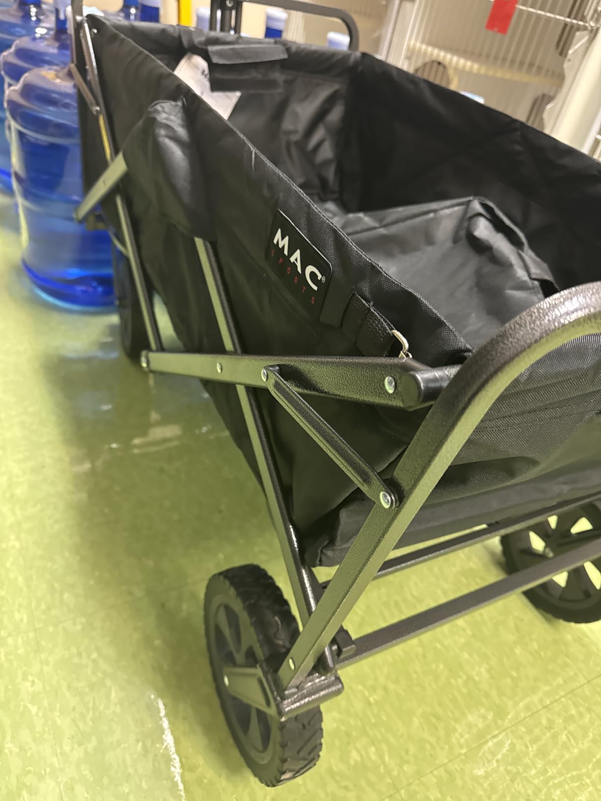 Mac Sports Collapsible Folding Outdoor Utility Wagon, Black customer photo 2