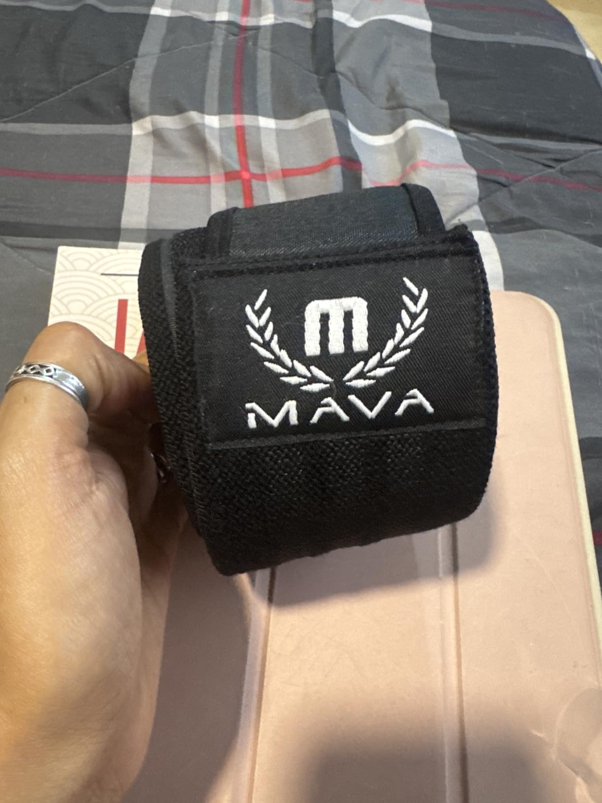 Mava Sports Knee Wraps (Pair) for Men & Women | Ideal for Cross Training, WODs, Gym Workouts, Weightlifting, Fitness & Powerlifting | Knee Straps for Squats | 72