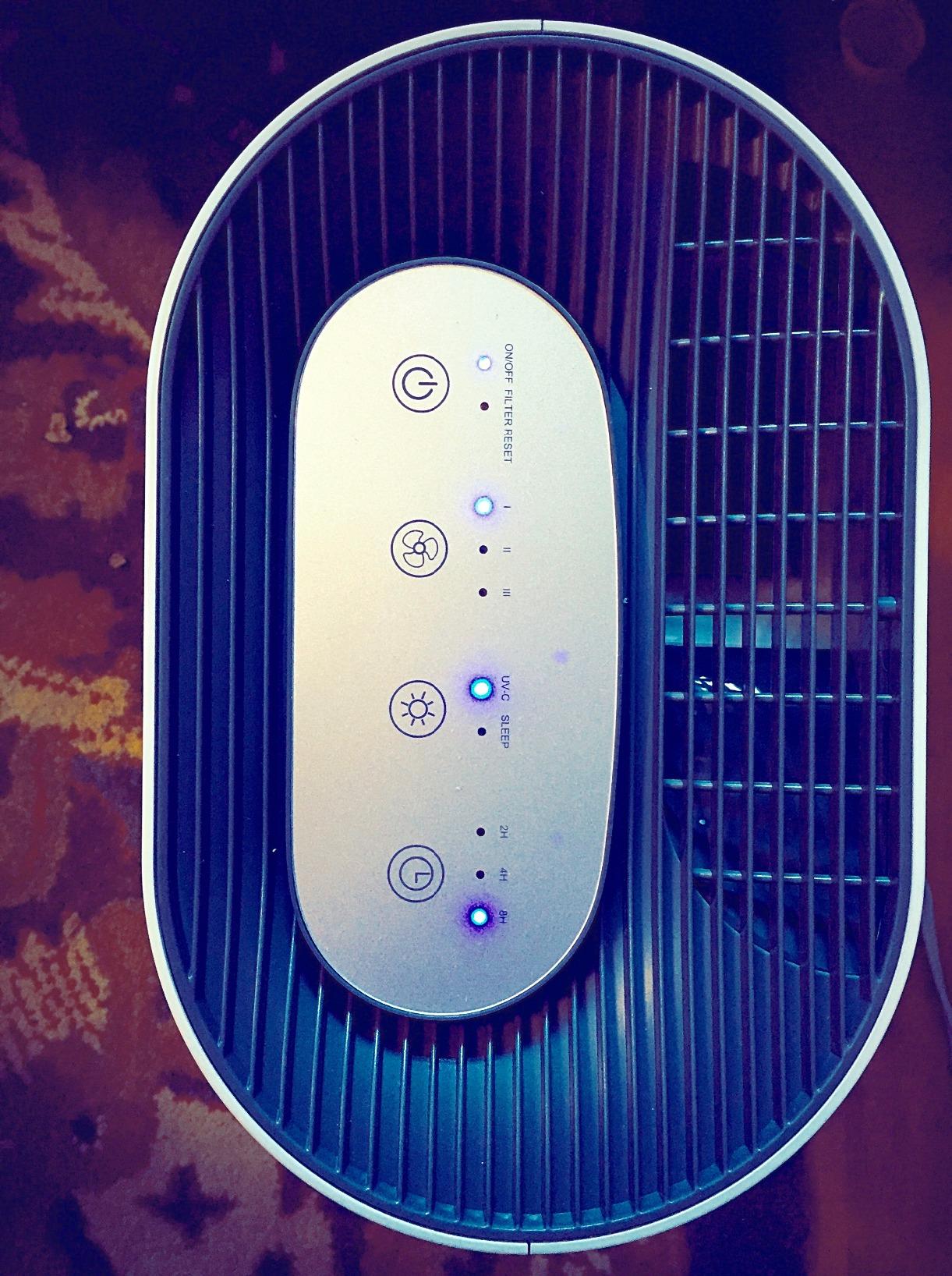 Pure Enrichment PureZone Air Purifier for Bedroom & Living Room, 4-Stage Filtration & UV-C Light, H13 HEPA Filter customer photo 1