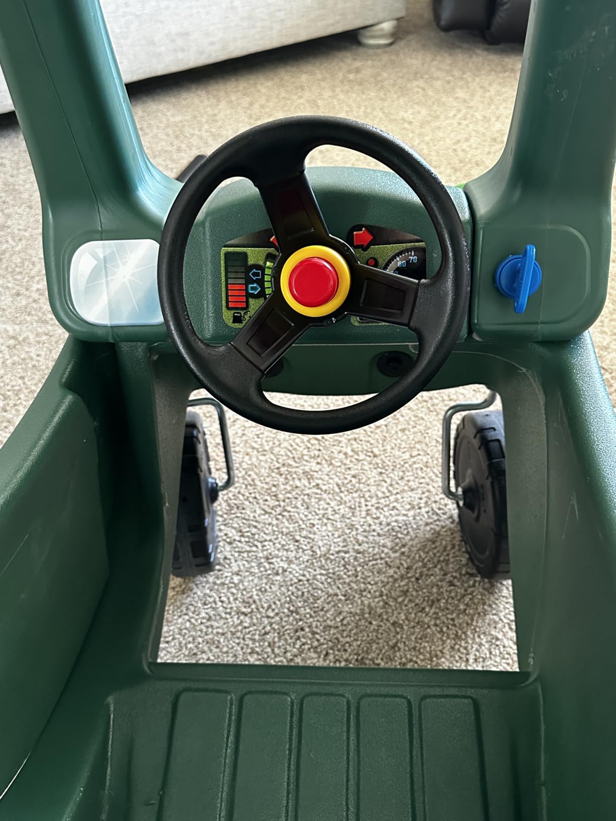Little Tikes Cozy Coupe Dinosaur - Amazon Exclusive Large, Green customer photo 2