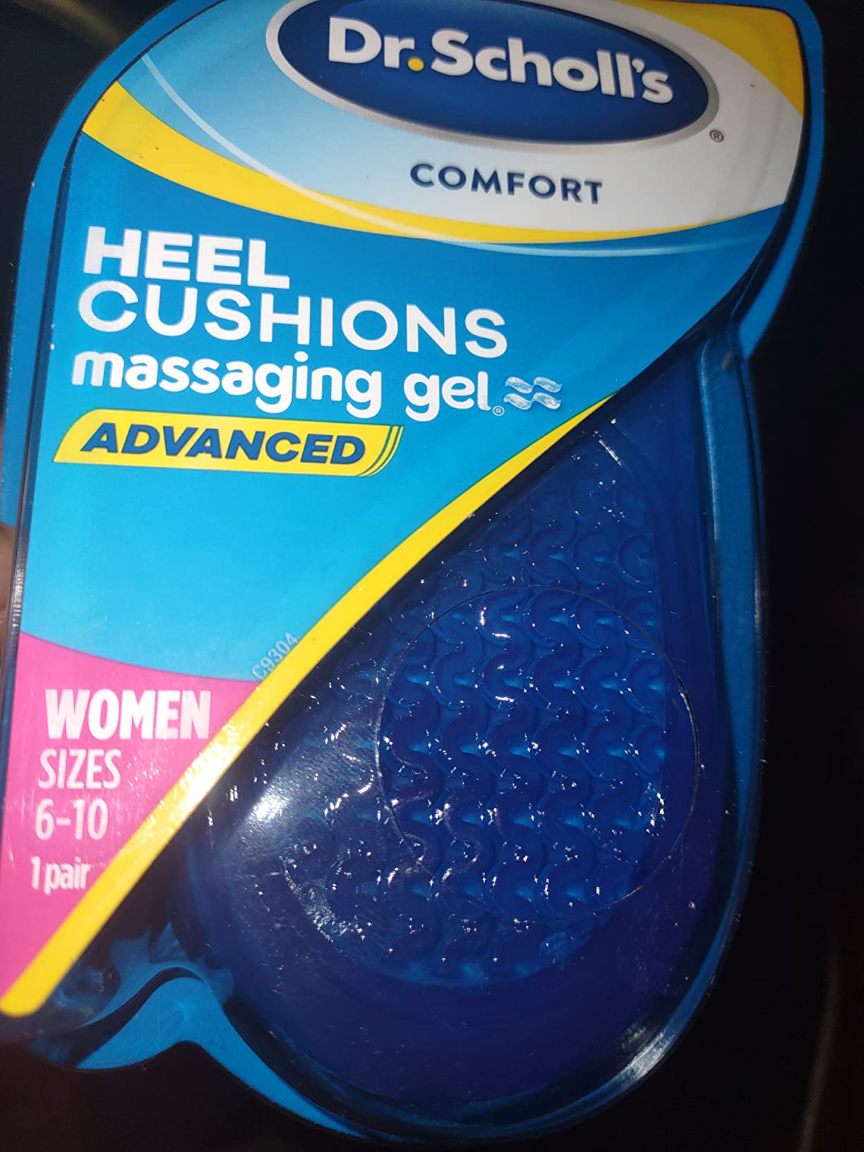 Dr. Scholl's Heel Cushions with Massaging Gel Advanced // All-Day Shock Absorption and Cushioning to Relieve Heel Discomfort customer photo 2