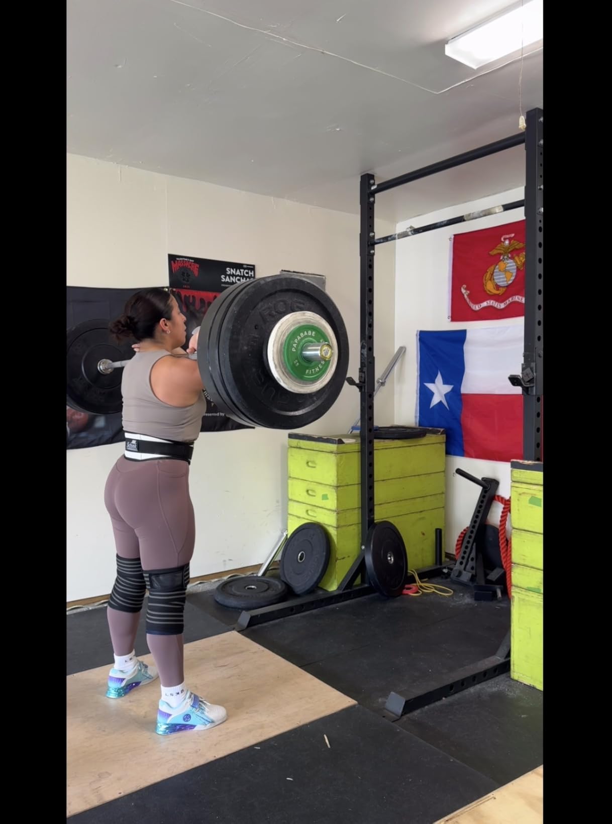 Gymreapers Knee Wraps for Squats and Powerlifting 72 Inch Compression Wraps with Strap for Men & Women Weightlifting Support customer photo 1
