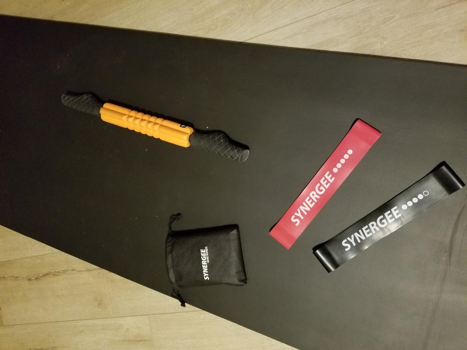 Synergee Exercise Fitness Resistance Band Mini Loop Bands that Perform Better When Working Out at Home or The Gym customer photo 1
