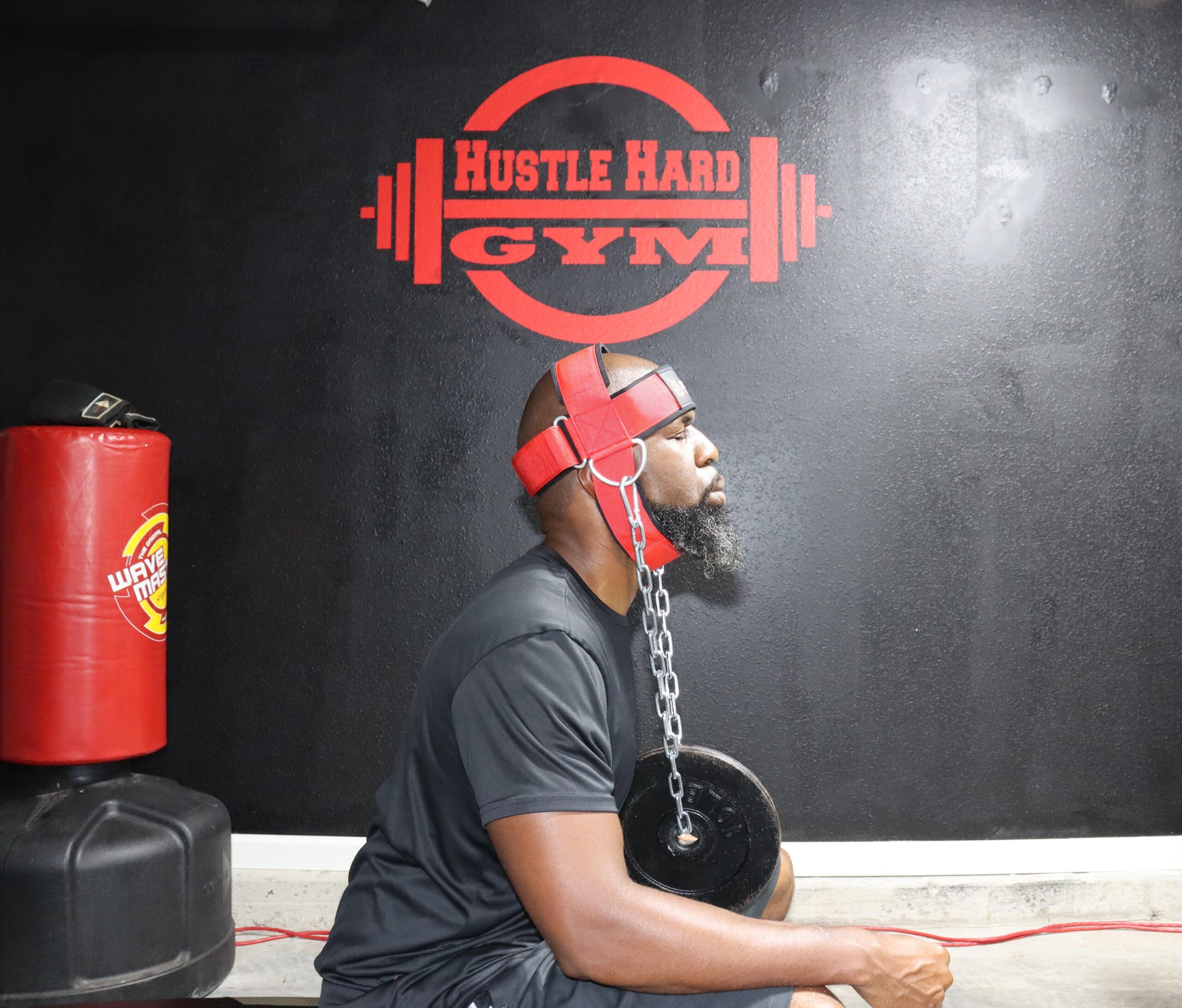 DMoose Fitness Neck Harness for Weight Lifting - Soft Padded Head & Chin Strap with 30