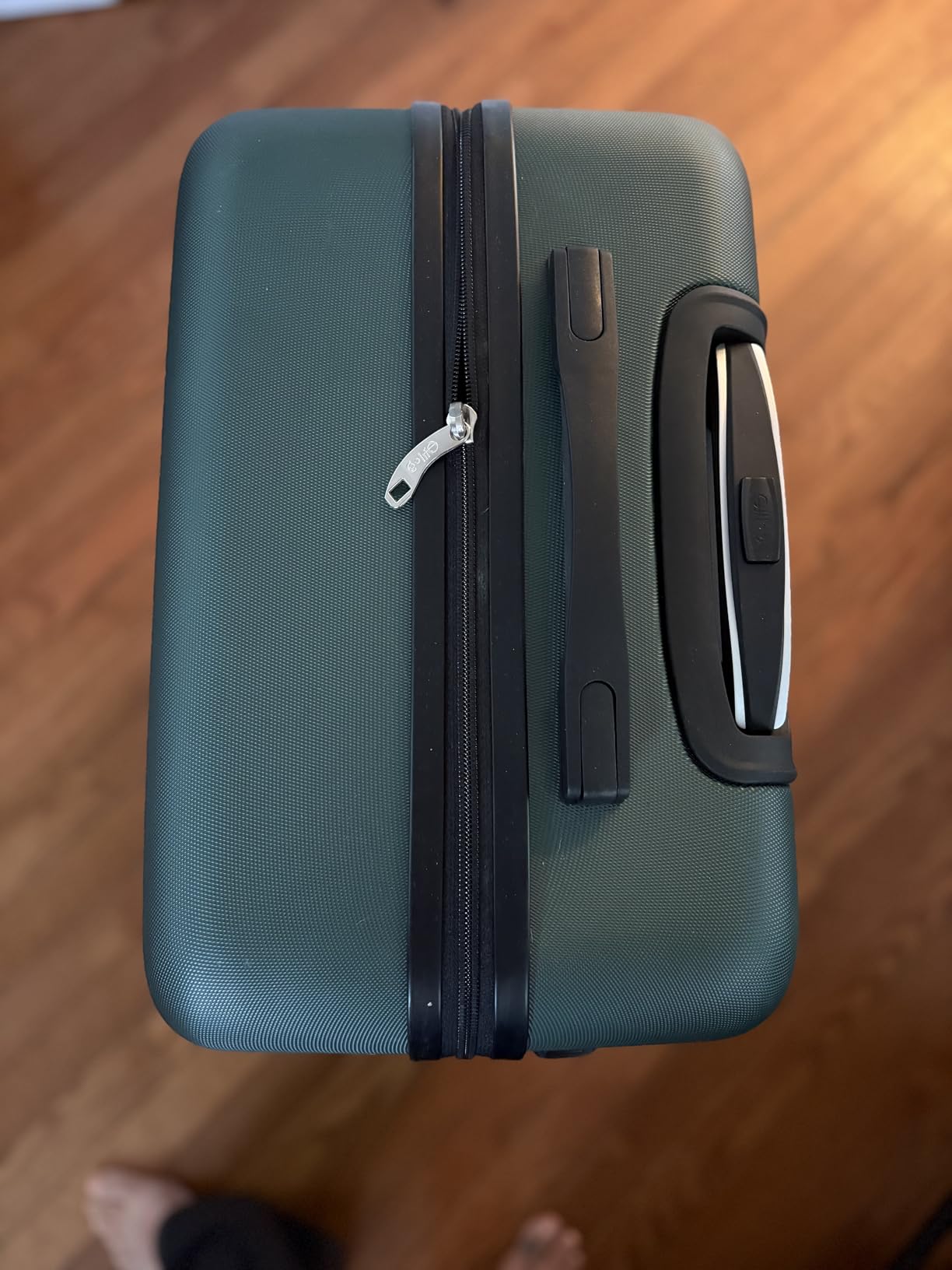 Luggage 3 Piece Set, Lightweight Durable Hardshell Suitcase set with 360° Spinner Wheels, TSA-approved Lock, Checked Family Travel Luggage sets, 20/24/28 Inch, Navy customer photo 1