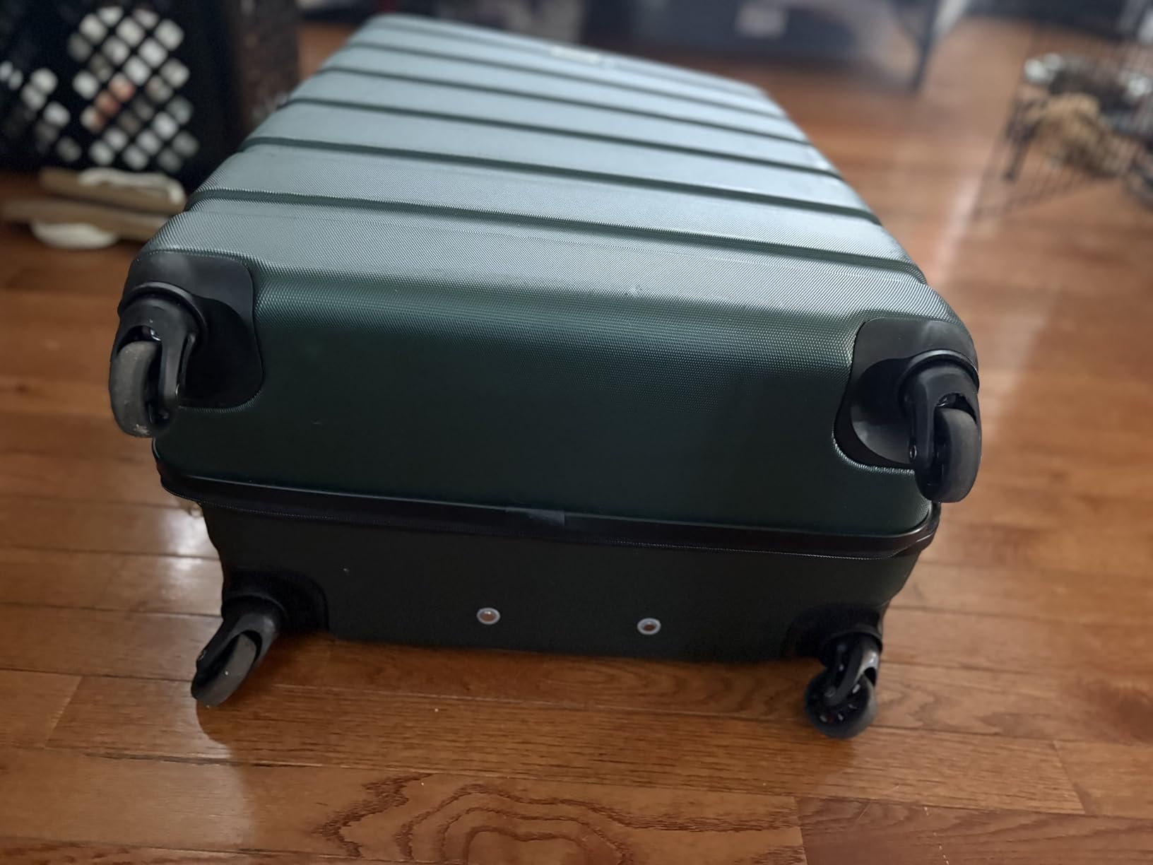 Luggage 3 Piece Set, Lightweight Durable Hardshell Suitcase set with 360° Spinner Wheels, TSA-approved Lock, Checked Family Travel Luggage sets, 20/24/28 Inch, Navy customer photo 2