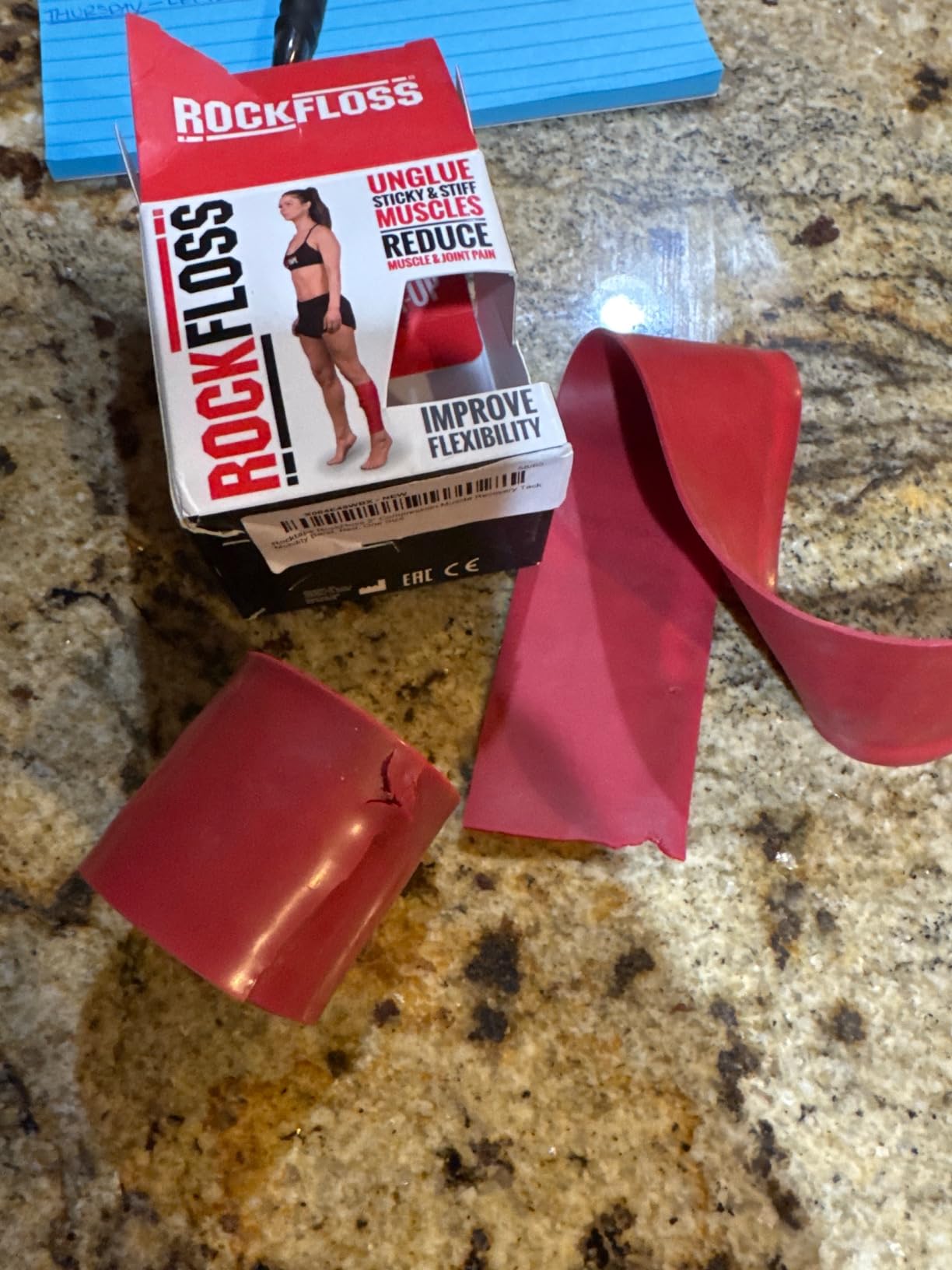 Rocktape RockFloss Tack Mobility Band, Compression Muscle Recovery, Floss for Muscle Soreness, 2