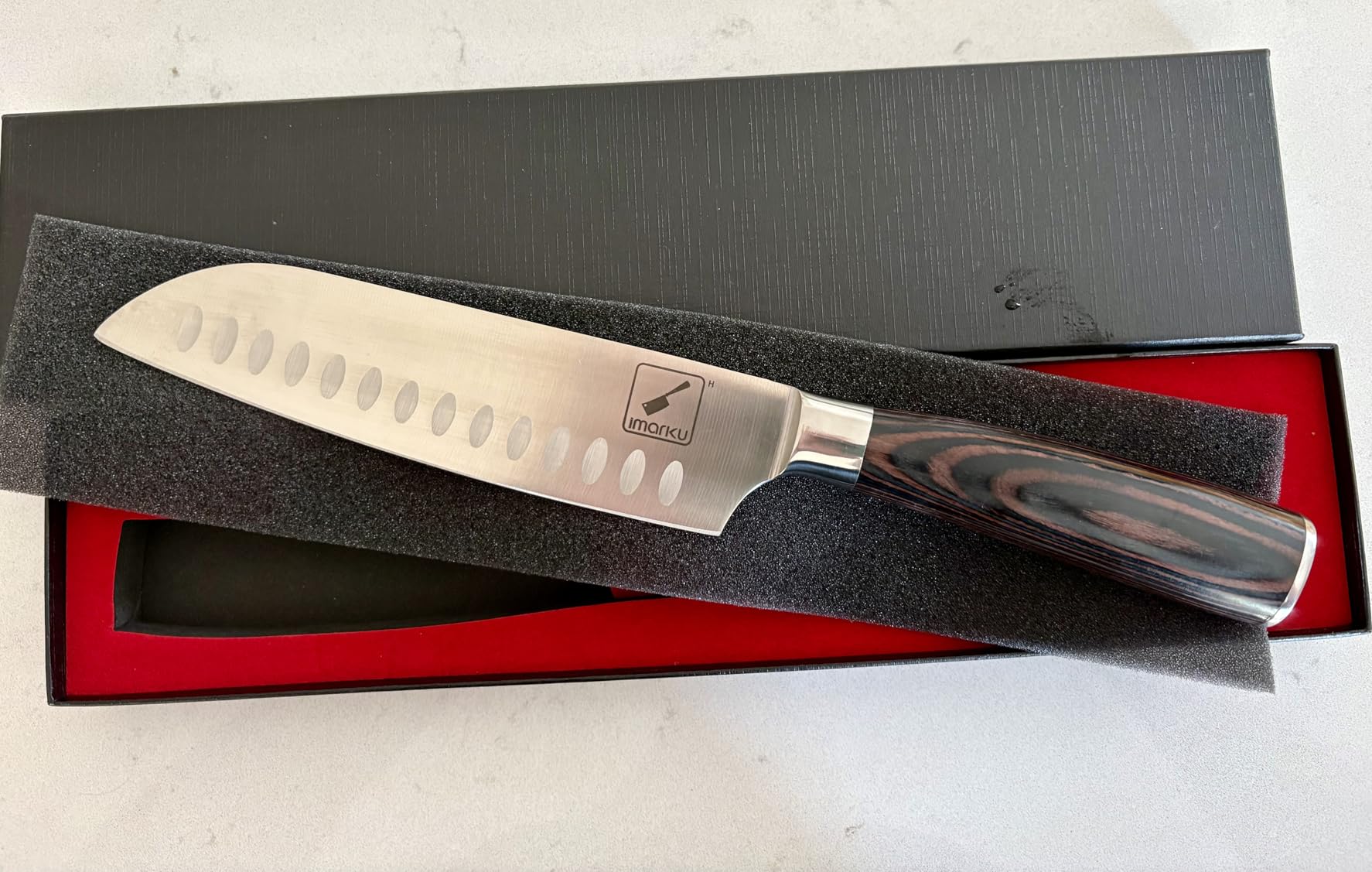imarku Fillet Knife, German High Carbon Boning Knife, 6-Inch Stainless Steel Professional Grade Boning Fillet Knife for Fish, Pakkawood Handle for Meat and Poultry, Gifts for Men and Women customer photo 1
