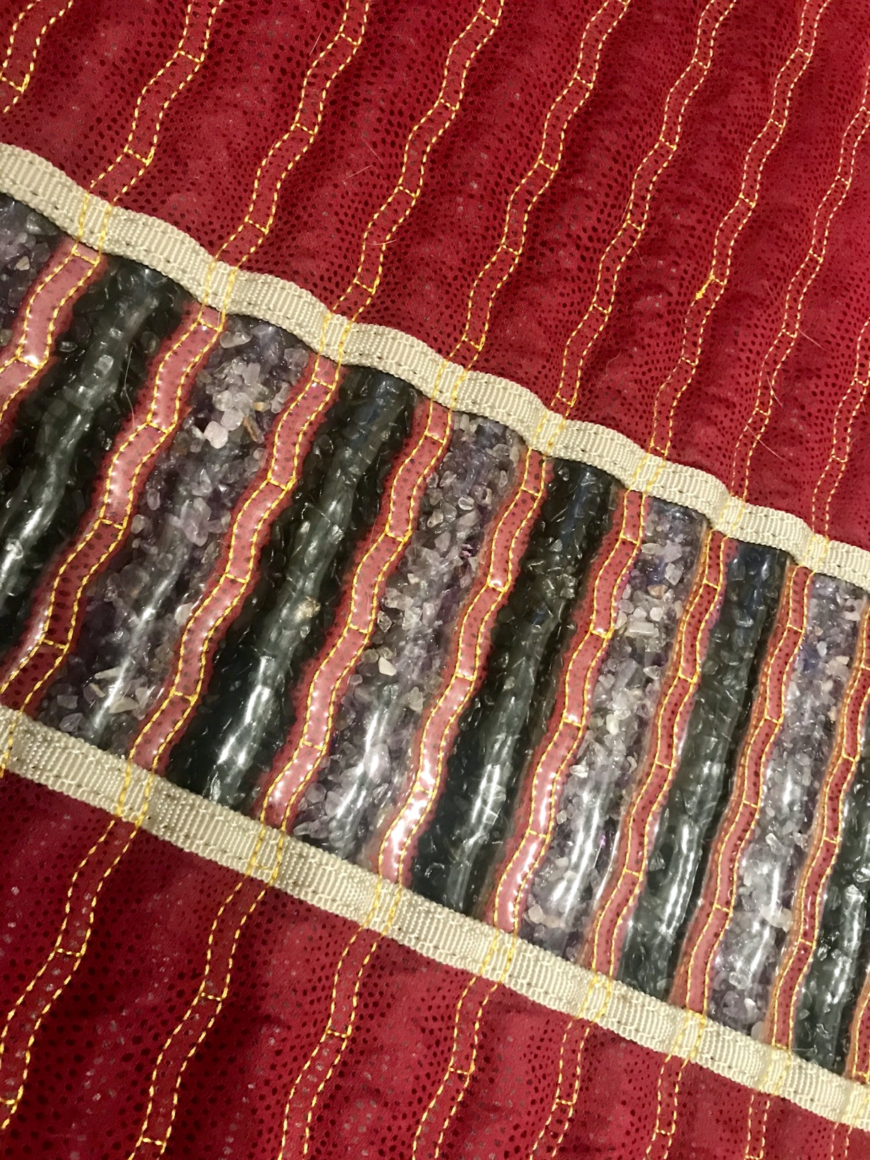 MediCrystal Infrared Heat Amethyst Tourmaline Mini Mat - 32